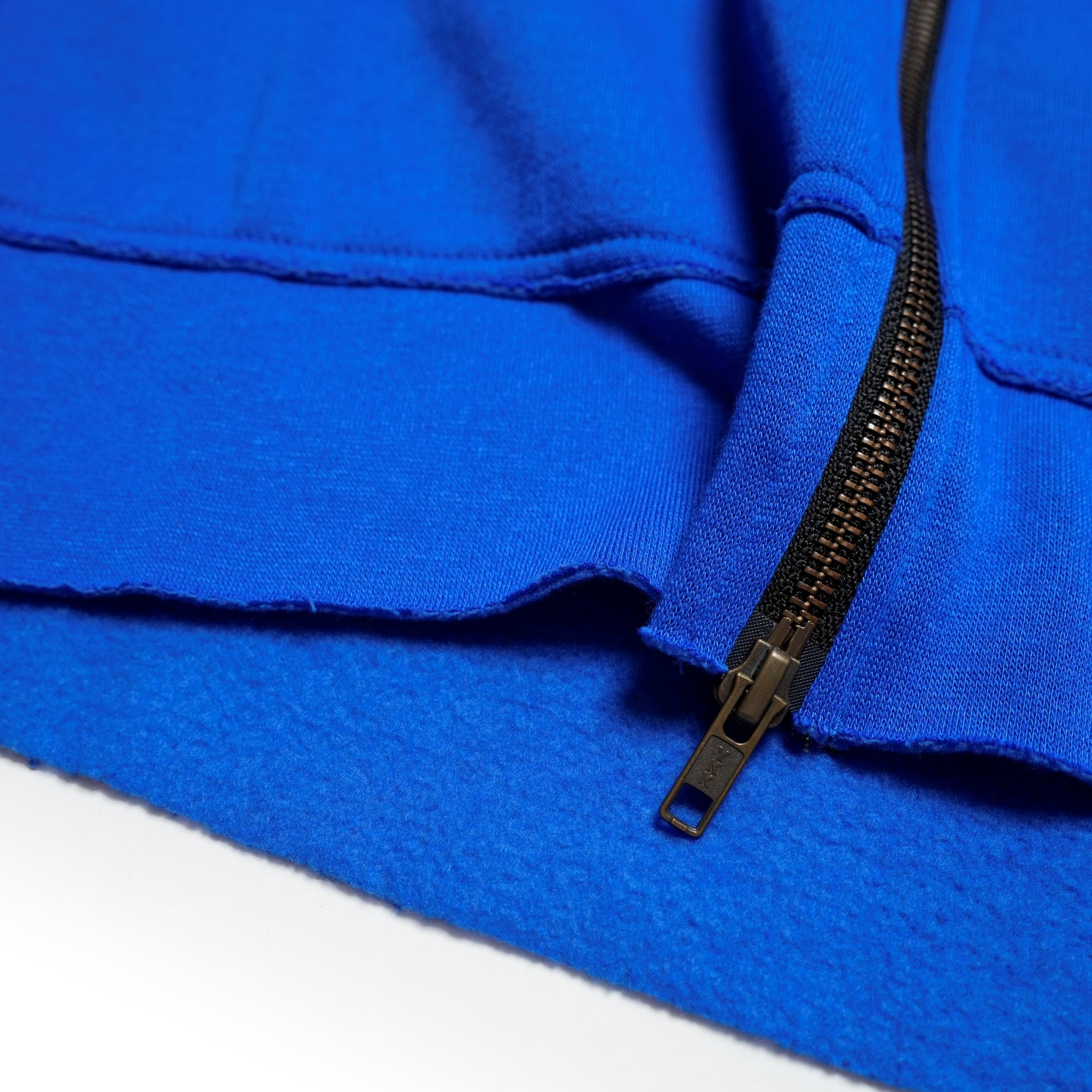 M32706-4_Fleece Royal Blue | Cut Off HoodieJacket | Color:Fleece Royal Blue【MONITALY_モニタリー】