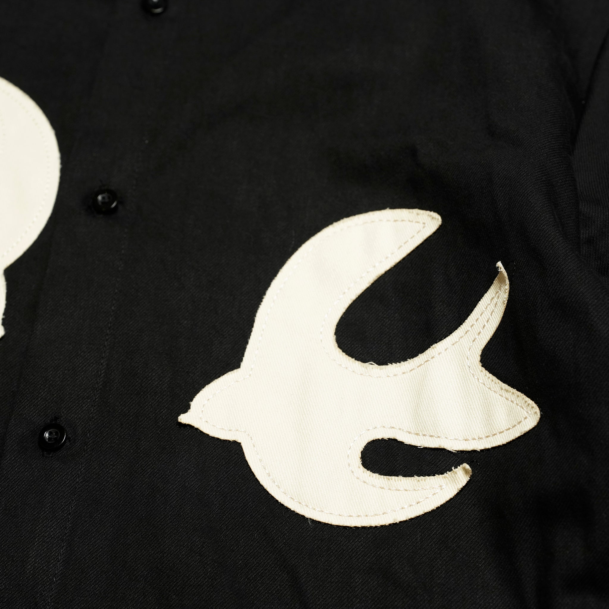 31SM01BLM131BLK_Black | Cameron Bird Shirt | Color:Black【SISTER JANE_シスタージェーン】【archive】