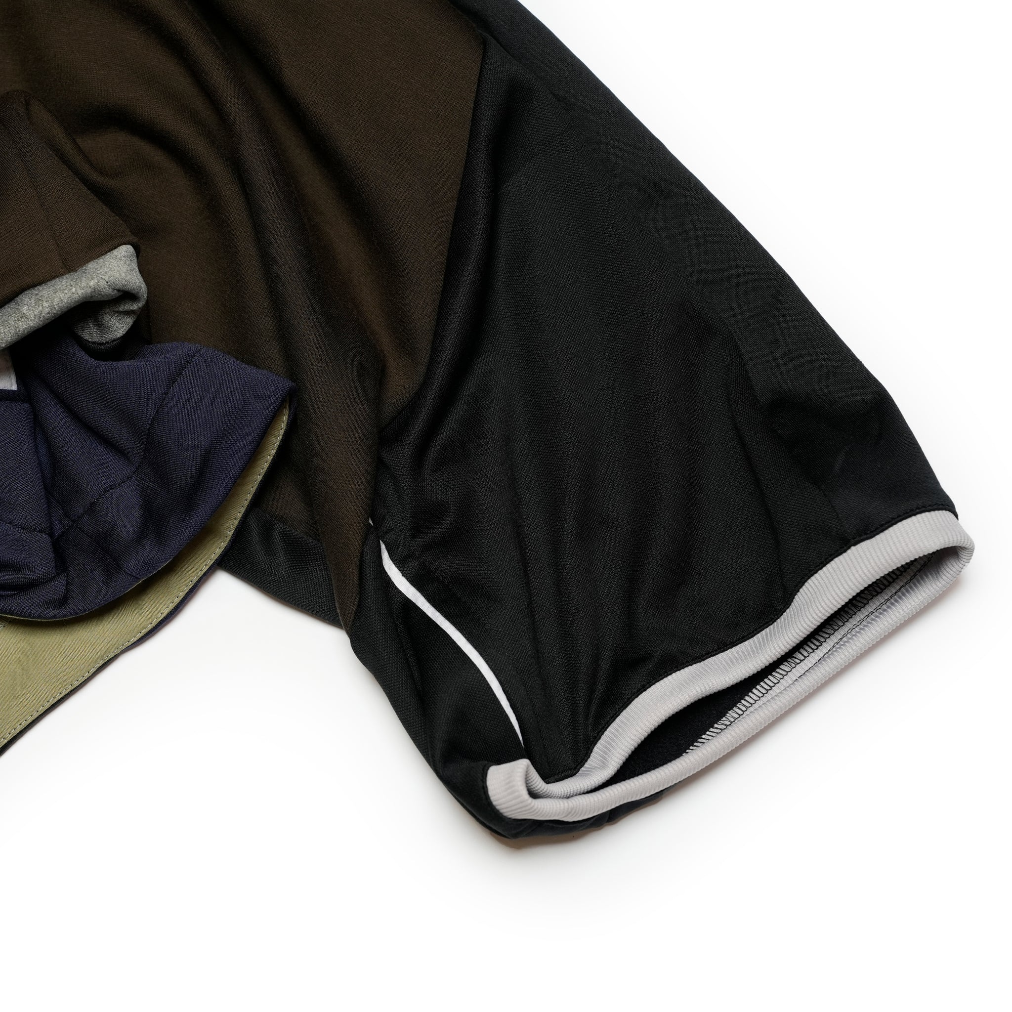 AT252 | ジャージパッチワークボレロ | Color:Multi_23 | Size-Free【REHERSALL_リハーズオール】