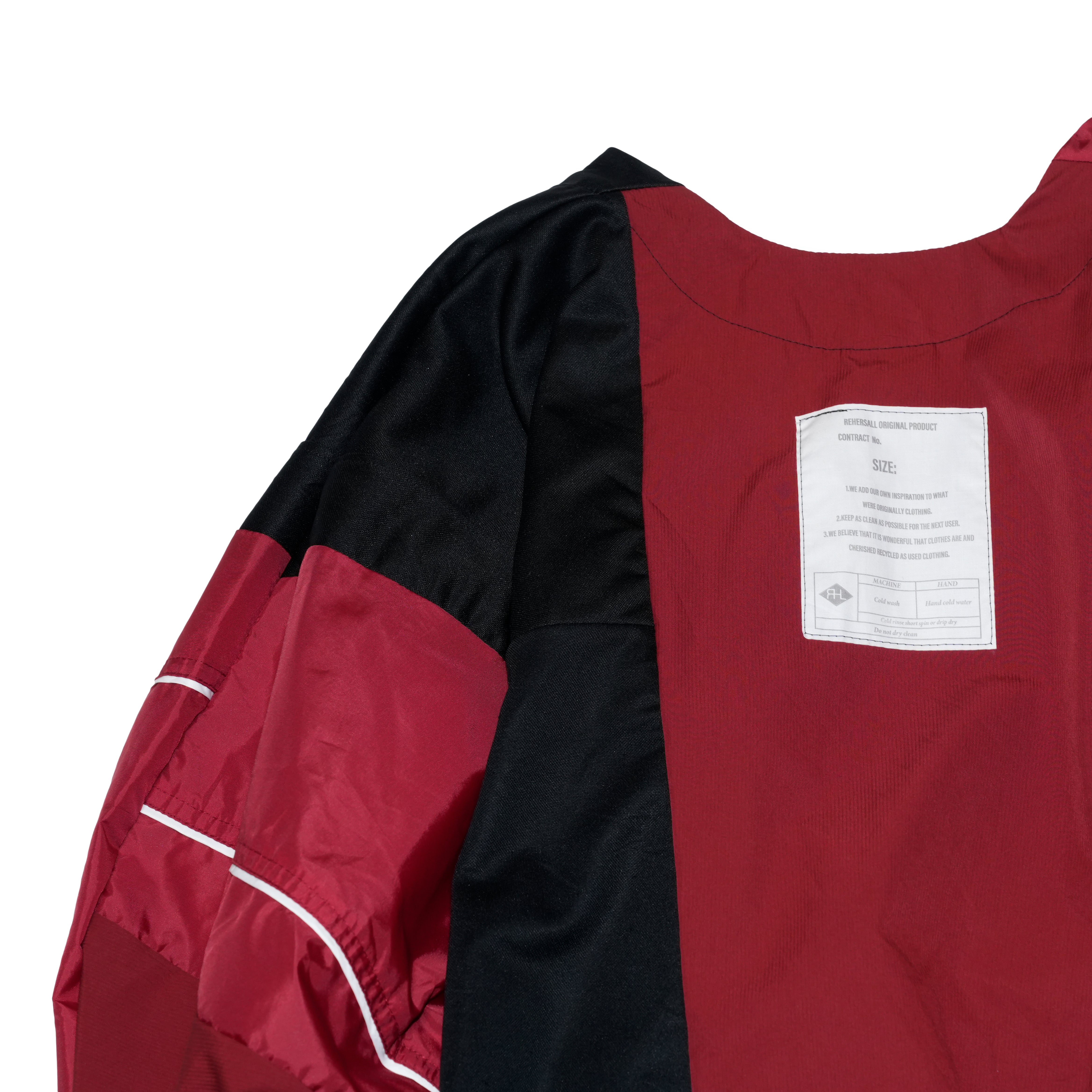 AT252 | ジャージパッチワークボレロ | Color:Multi_07 | Size-Free【REHERSALL_リハーズオール】【archive】