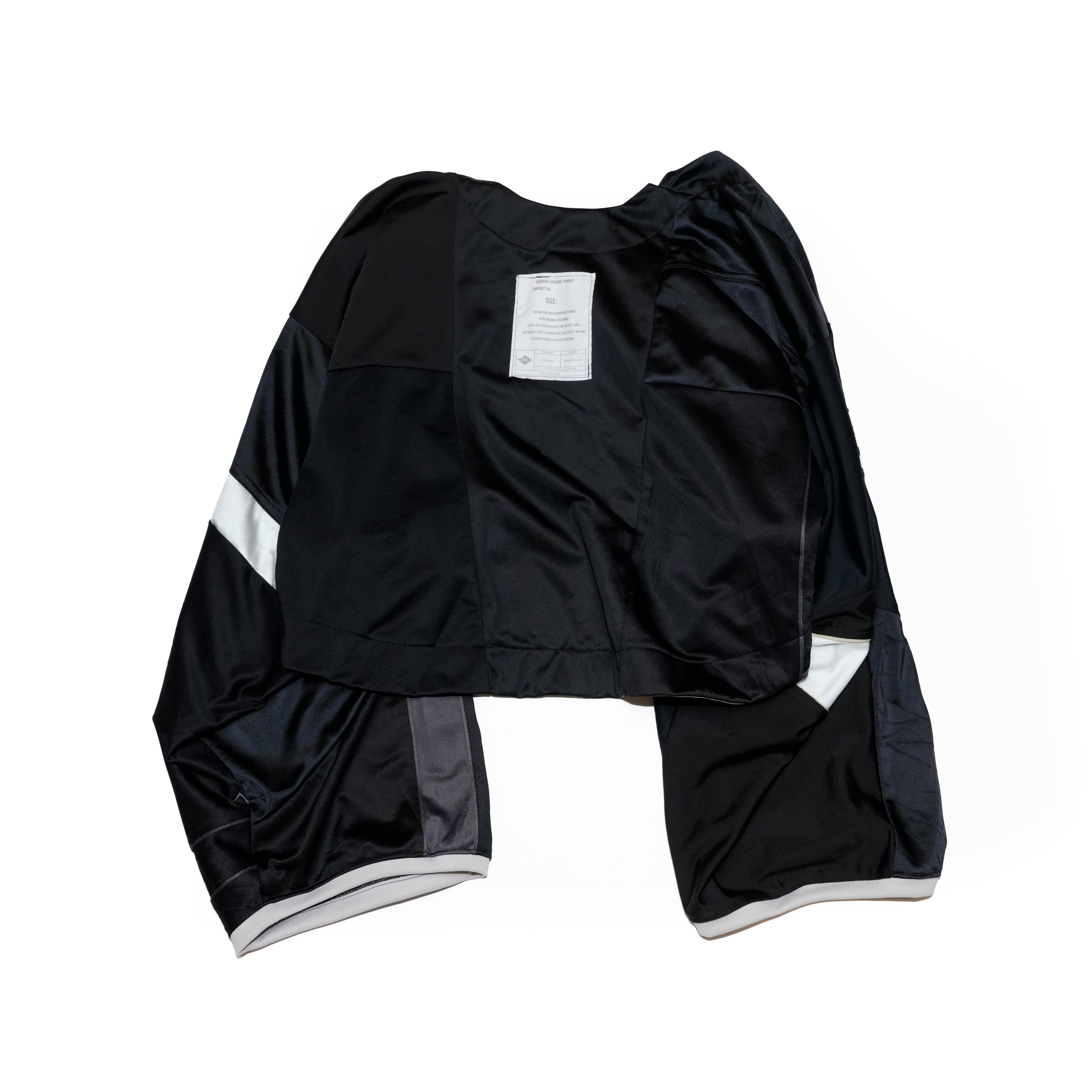 AT252 | ジャージパッチワークボレロ | Color:Multi_11 | Size-Free【REHERSALL_リハーズオール】