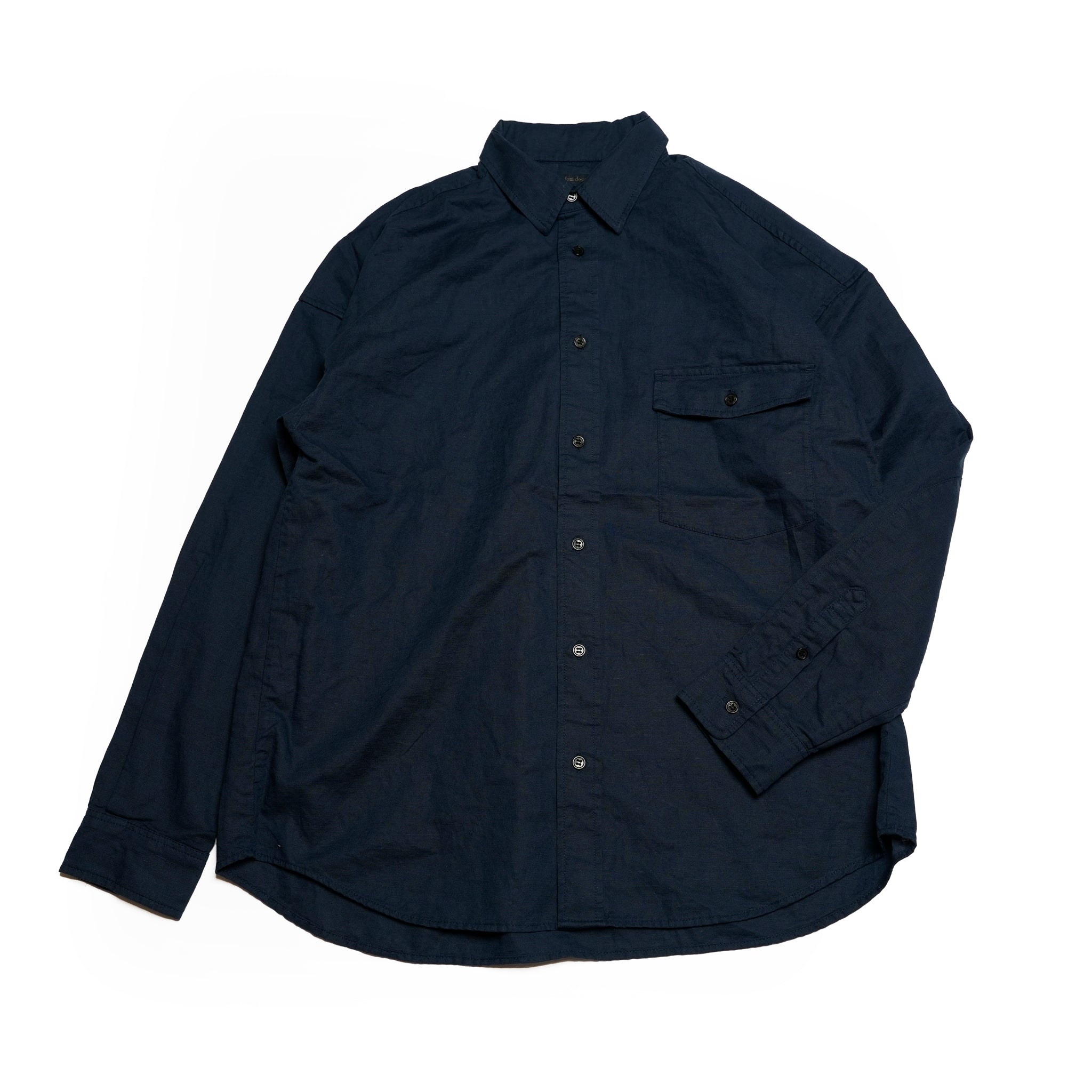 M-2410453 | Linen Shirts | Color:Pink/Navy/Snad【MODEM DESIGN_モデムデザイン】
