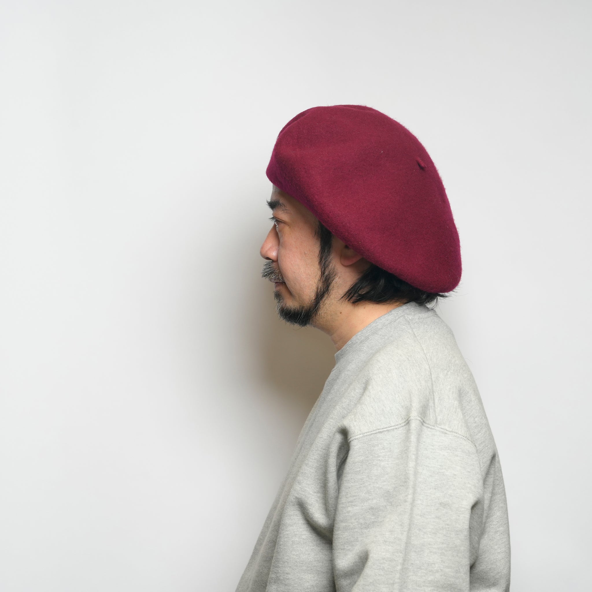 Big Basque Beret – Black / GRAY / GREEN / NAVY / BURGUNDY | ORIGINAL JOHN