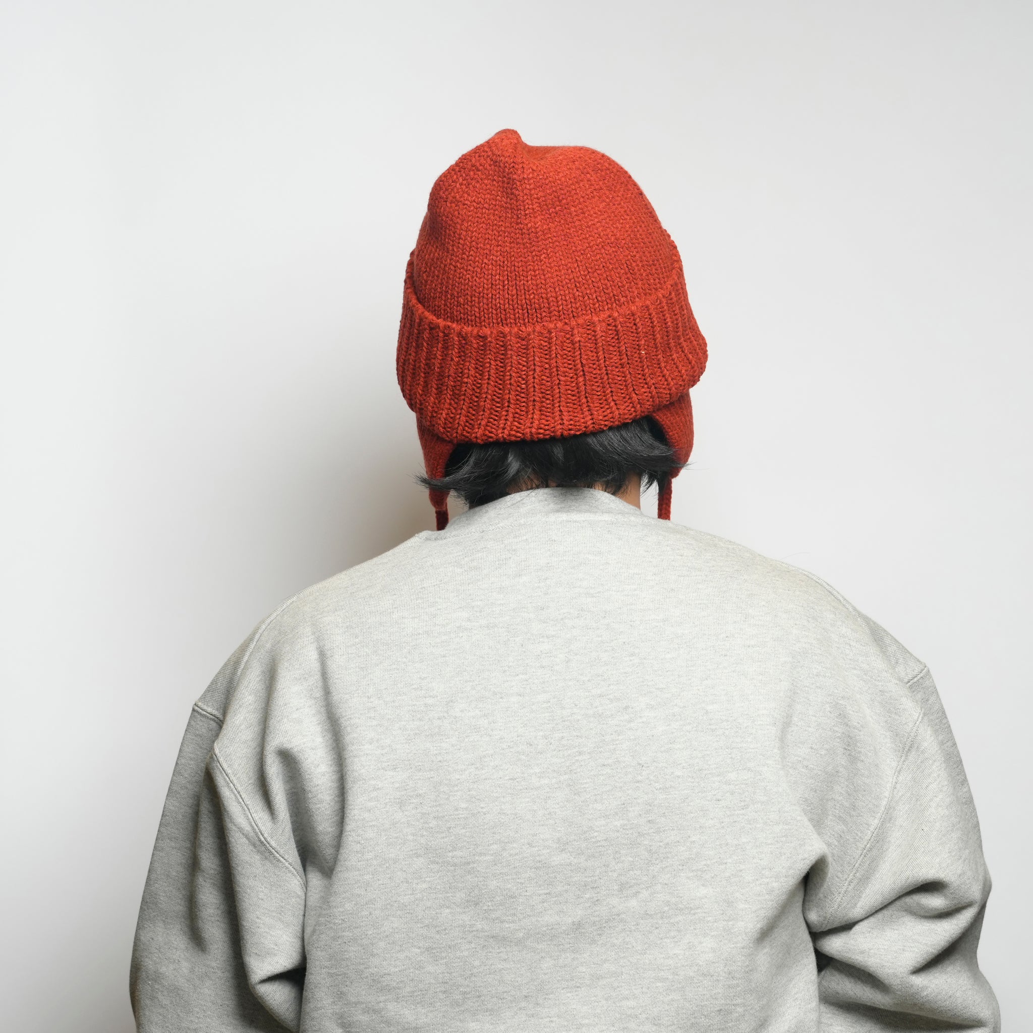 Ear Knit Watch – Ivory / Orange / Gray / Black | RACAL【ネコポス選択可能】