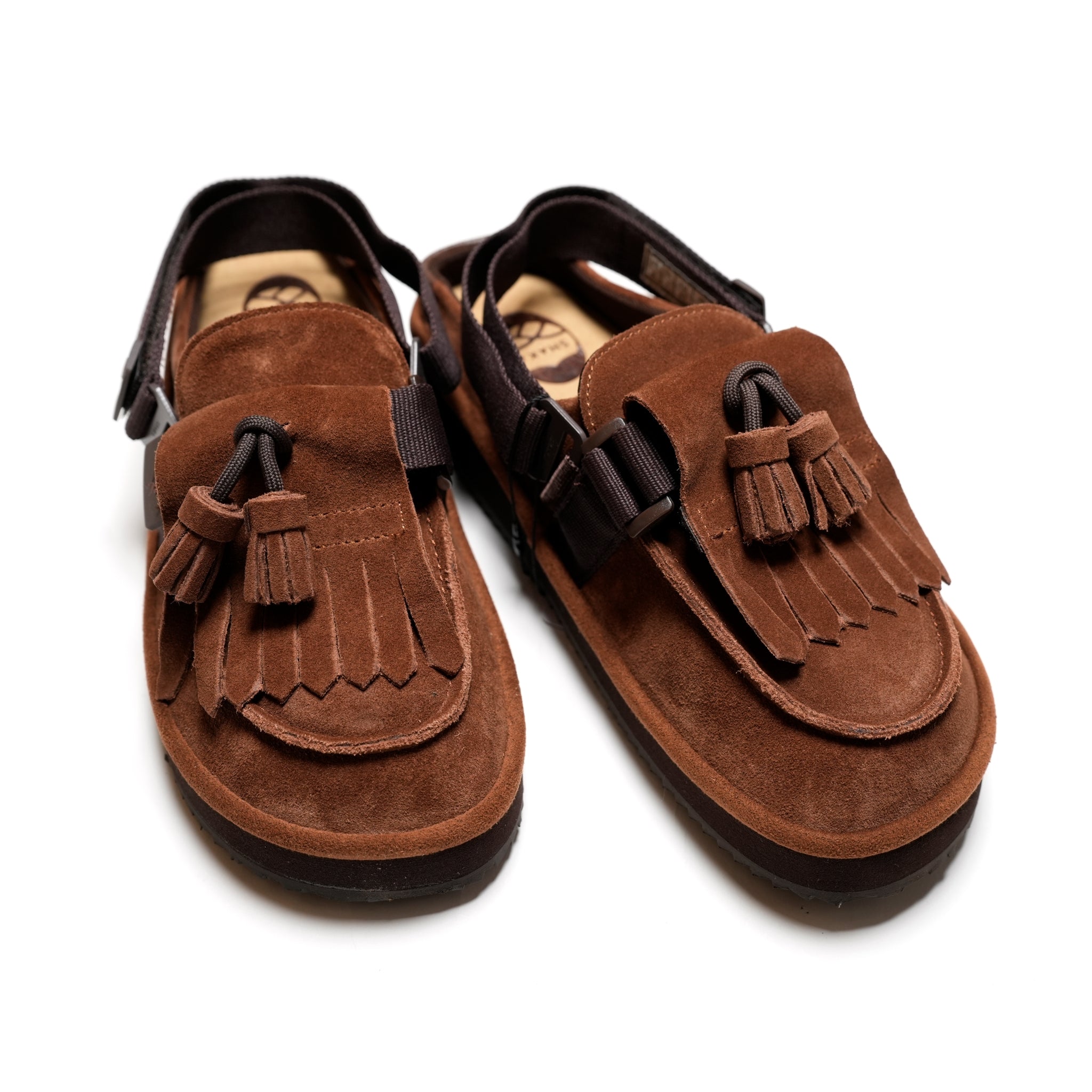 SK-296_Marron 01S | MOC MULE TASSEL SUEDE – Marron 01S | SHAKA