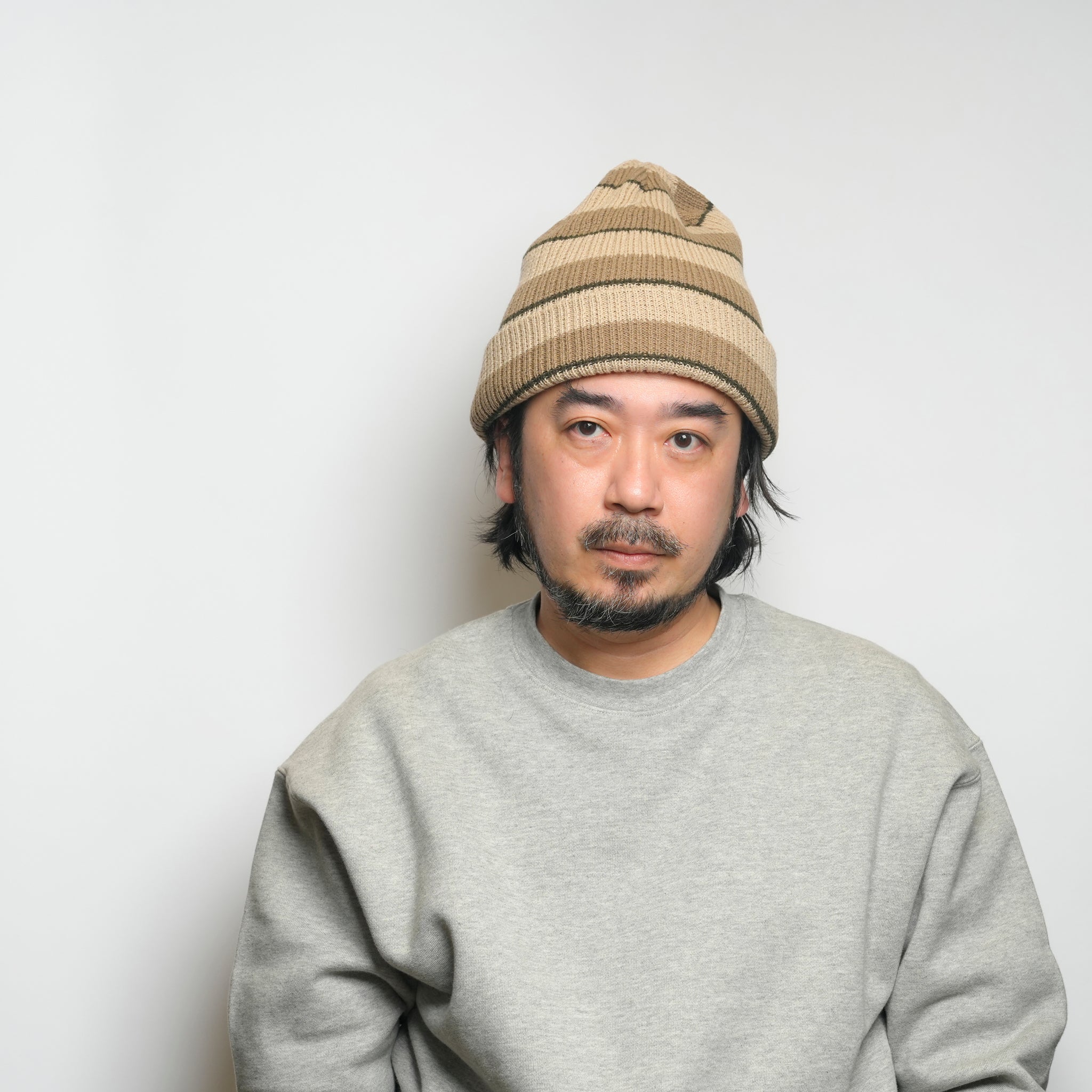 G.COMBO BORDER CAP | Color_Sand Combo | No_voo-1238_sand combo【VOO_ヴォー】【ネコポス選択可能】