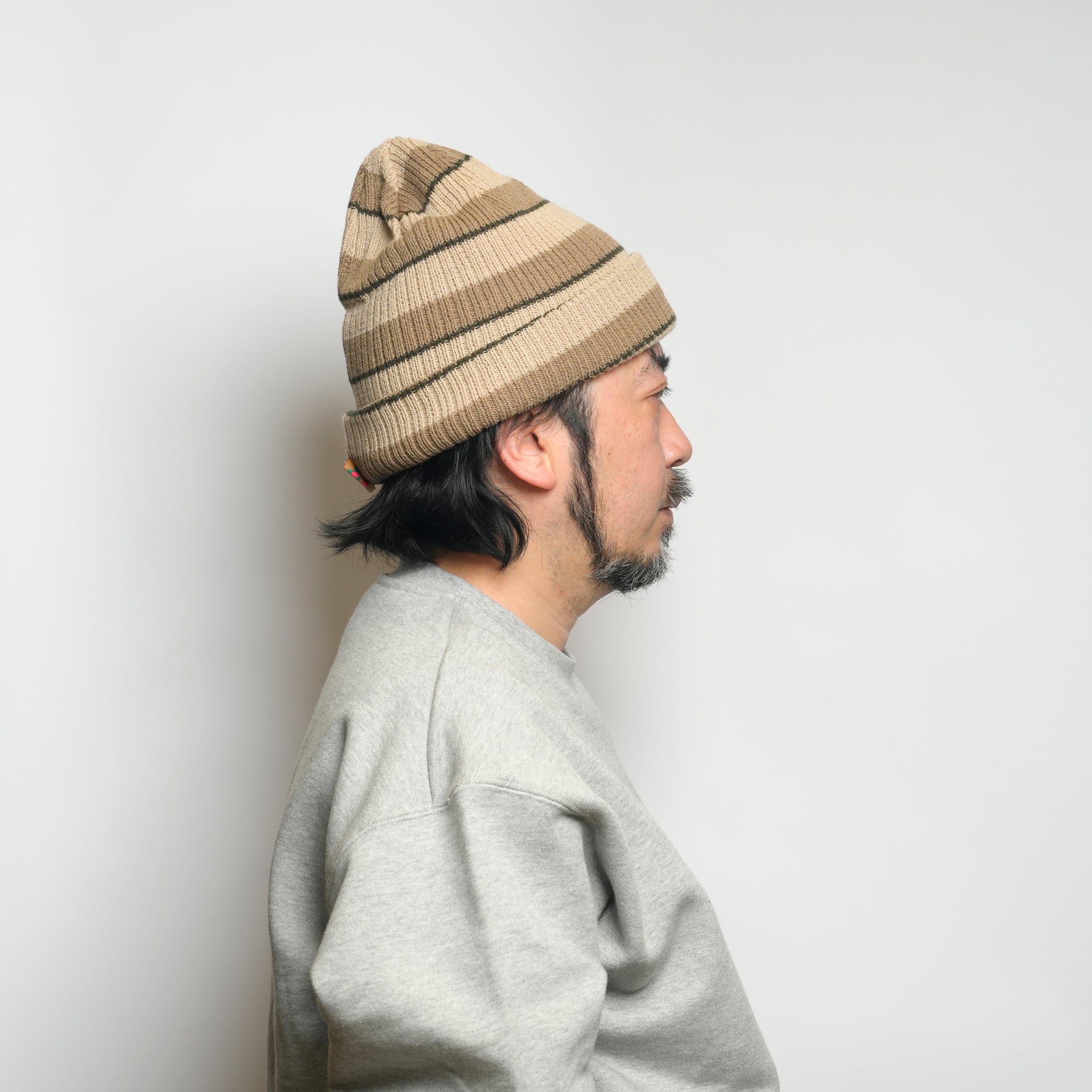 G.COMBO BORDER CAP | Color_Sand Combo | No_voo-1238_sand combo【VOO_ヴォー】【ネコポス選択可能】