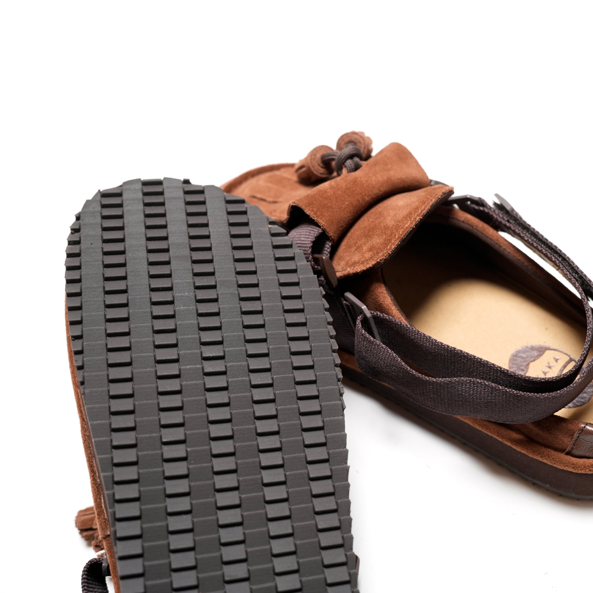 SK-296_Marron 01S | MOC MULE TASSEL SUEDE – Marron 01S | SHAKA