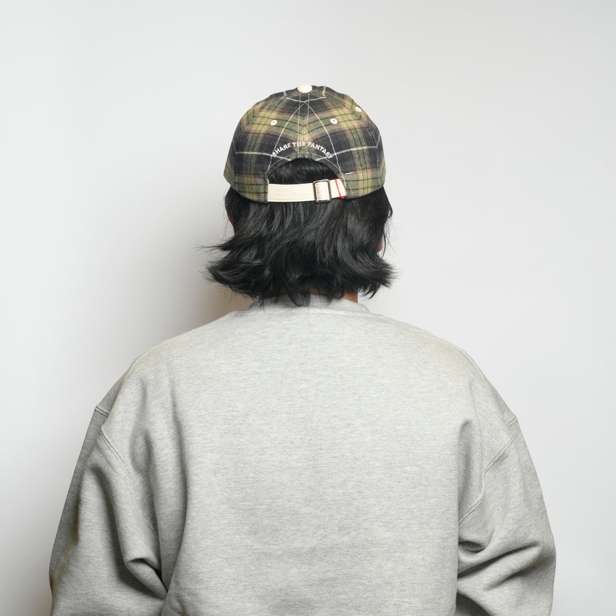 6 panel long brim cap – Green(C) | stf-001-green(c) | SHARE THE FANTASY