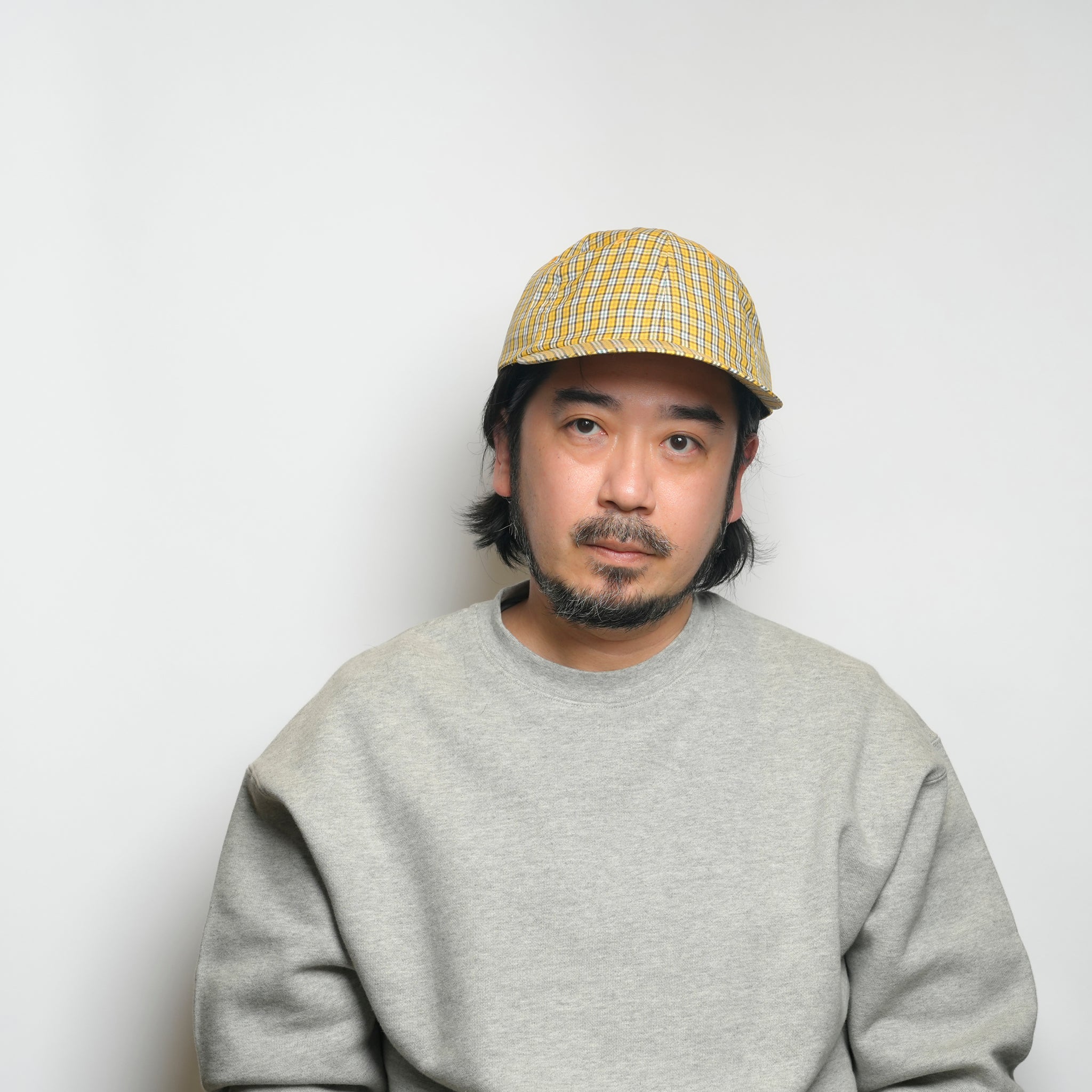 6 panel long brim cap | Color_Yellow(c) | No_stf-001-yellow(c)【SHARE THE FANTASY_シェアザファンタジー】