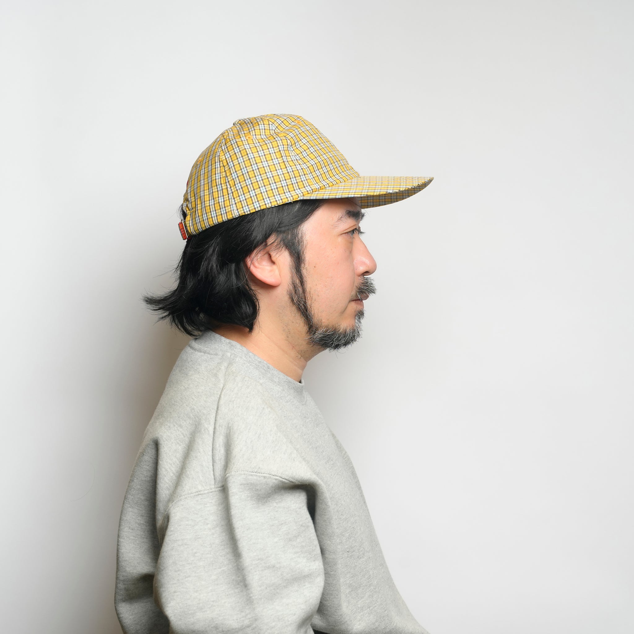 6 panel long brim cap – Yellow(c) | stf-001-yellow(c) | SHARE THE FANTASY