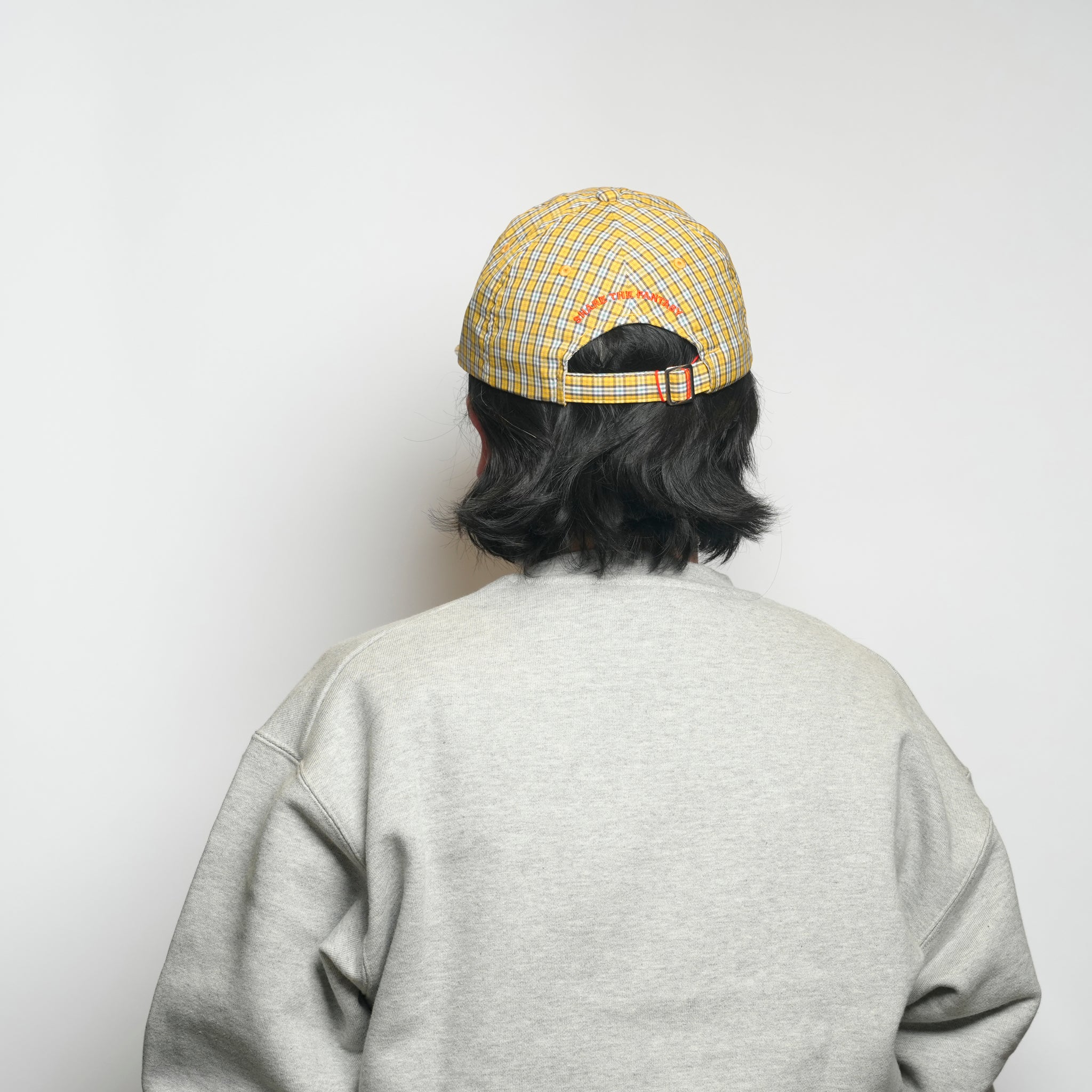 6 panel long brim cap – Yellow(c) | stf-001-yellow(c) | SHARE THE FANTASY