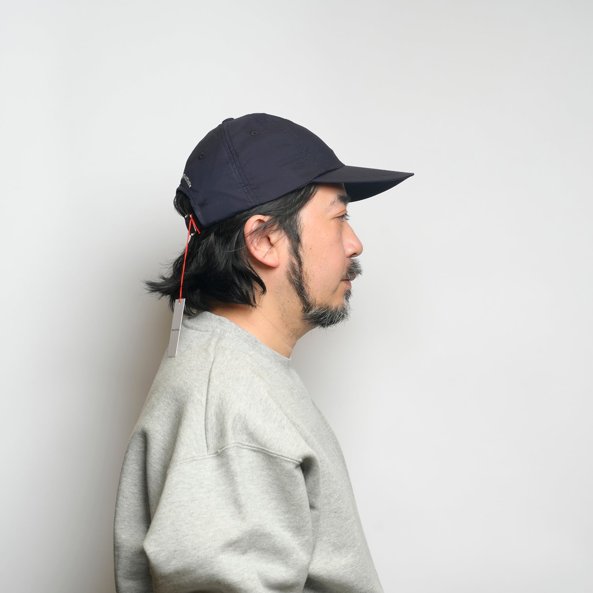 6 panel long brim cap – D.Navy(P) | stf-001-d.navy(p) | SHARE THE FANTASY