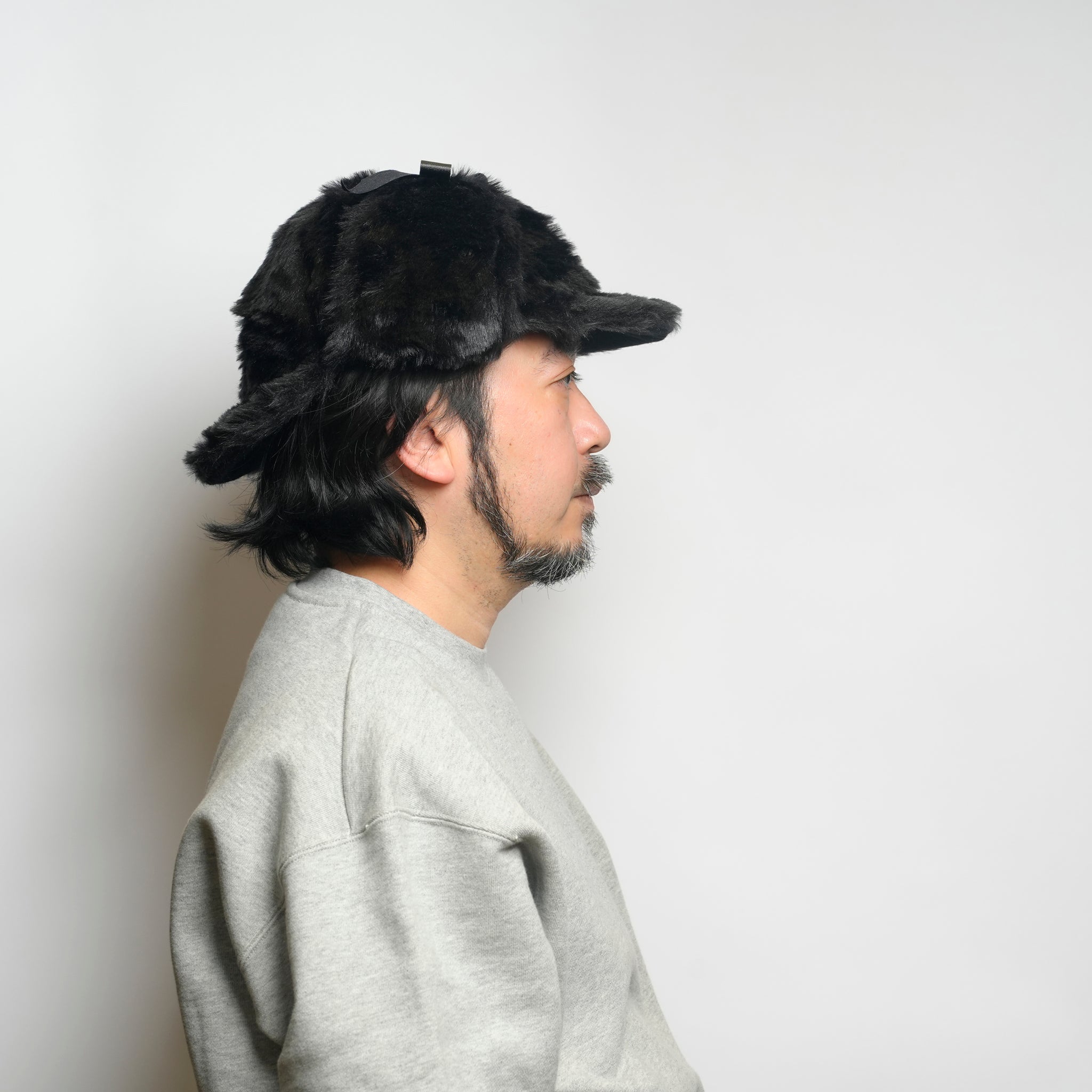 FUR DEERSTALKER – Black | ORIGINAL JOHN