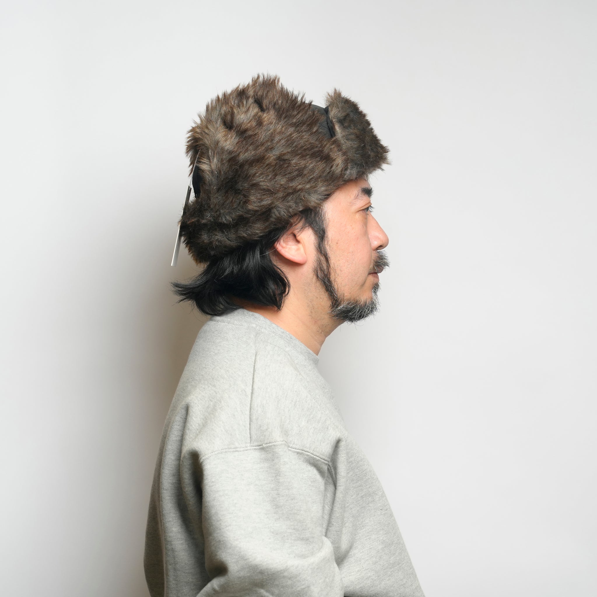 ef404-28 | EFFECTEN / Utility embroidery flight cap | Color:Brown Leaf / Black【EFFECTEN_エフェクテン】