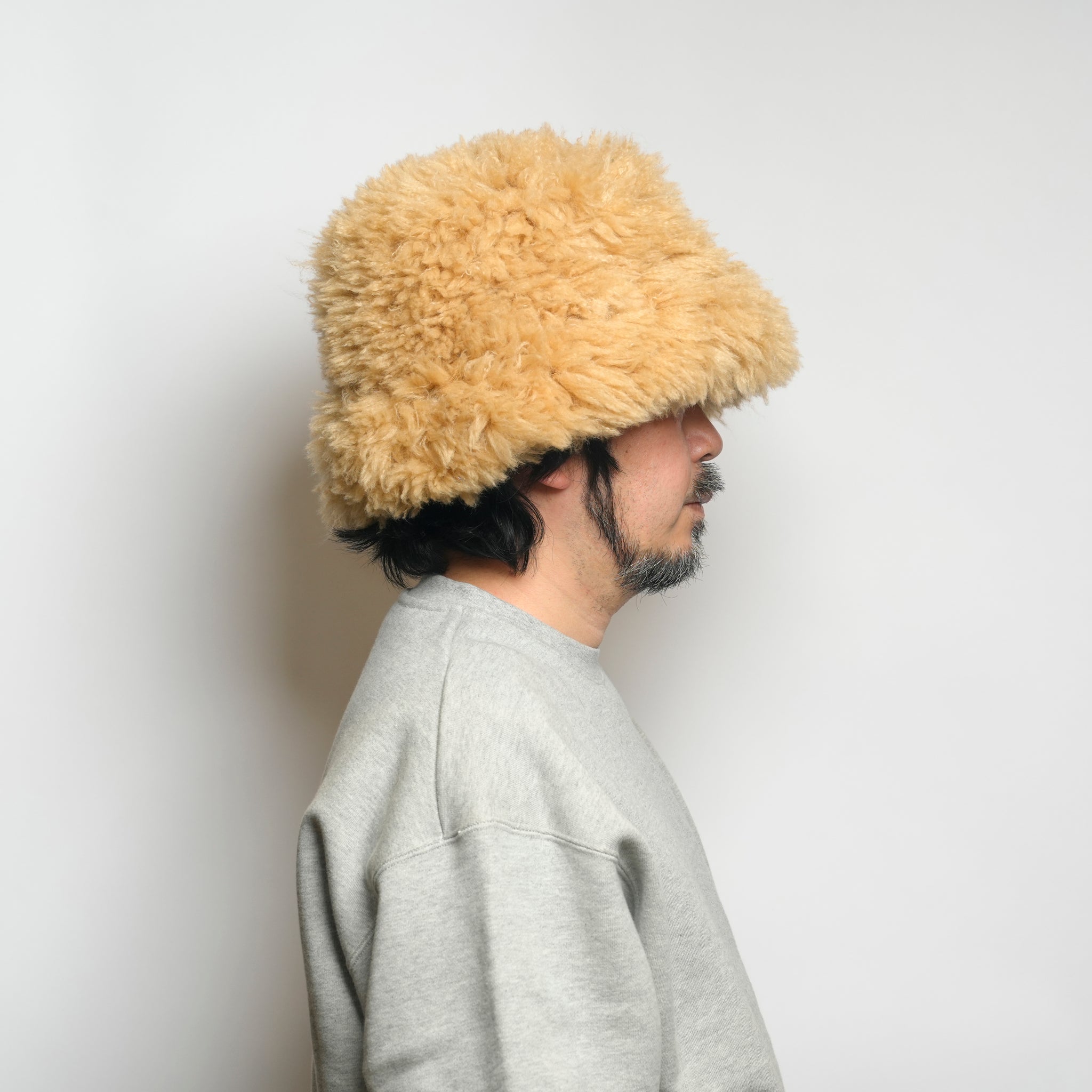 MW5WAC03X_LATTEE | BUCKET CURLY | Color:Lattee【MOLLIOLLI_モリオリ】