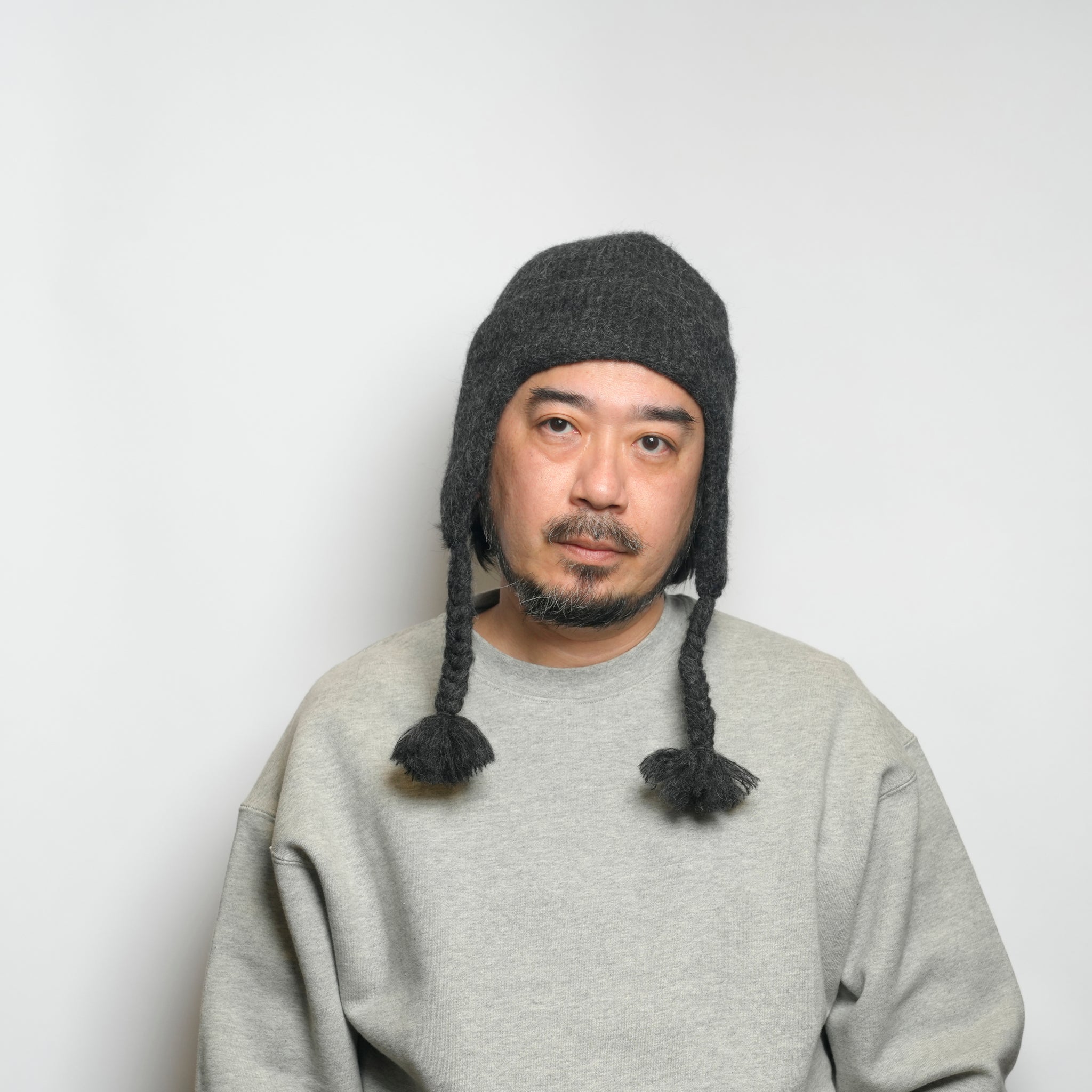 Alpaca Shaggy Chullio Hat | Color_Charcoal | No_prc05-02_charcoal【MONITALY_モニタリー】