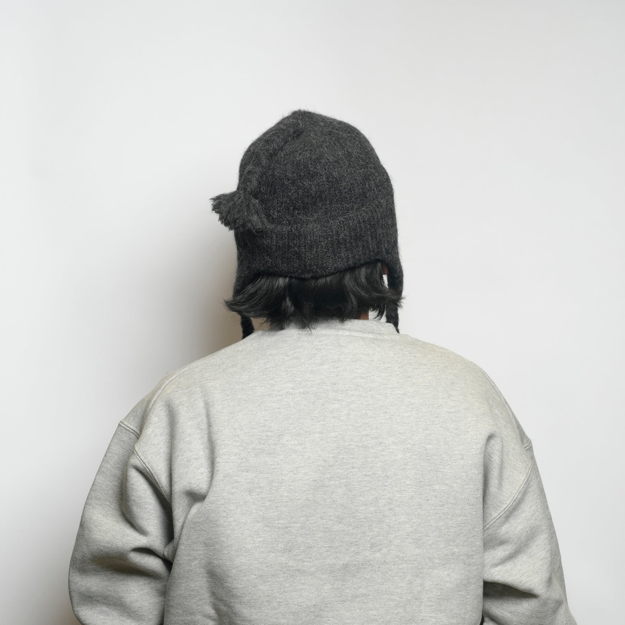 Alpaca Shaggy Chullio Hat | Color_Charcoal | No_prc05-02_charcoal【MONITALY_モニタリー】