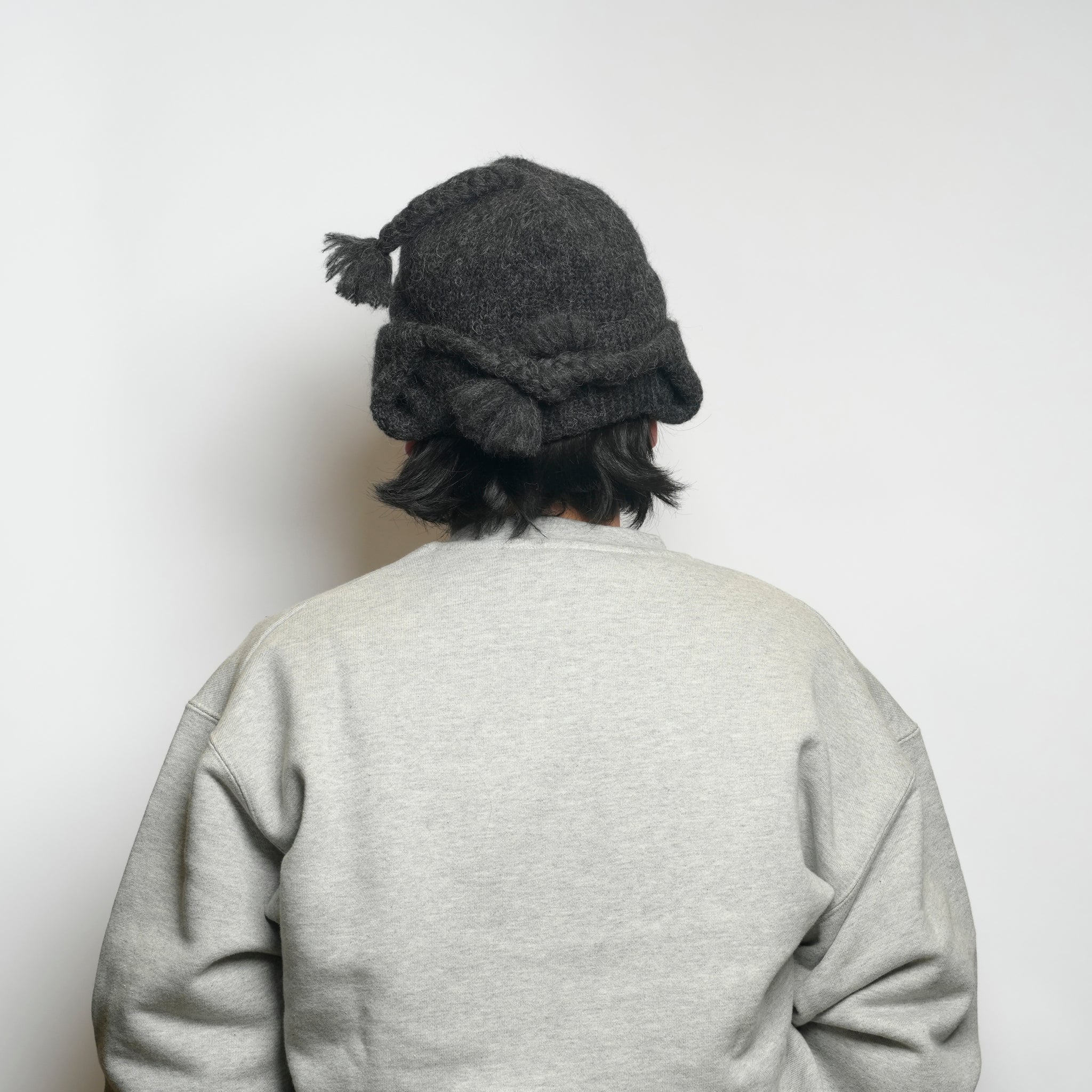 Alpaca Shaggy Chullio Hat | Color_Charcoal | No_prc05-02_charcoal【MONITALY_モニタリー】