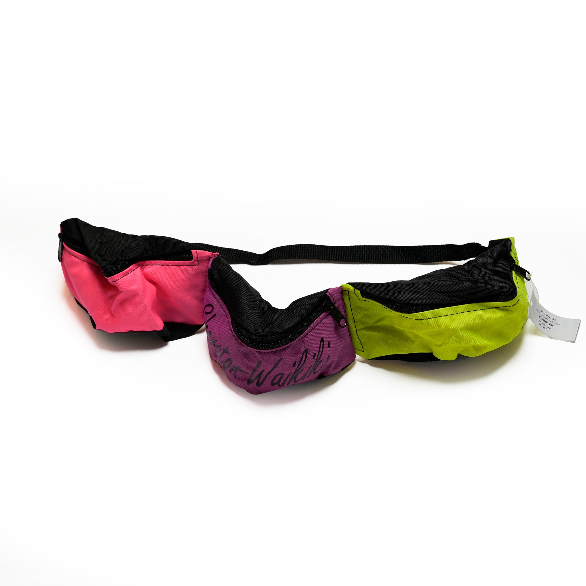_3 Connection | =RE-MAKE HIP BAG= | Color:3 Connection【DEAD STOCK BAG】