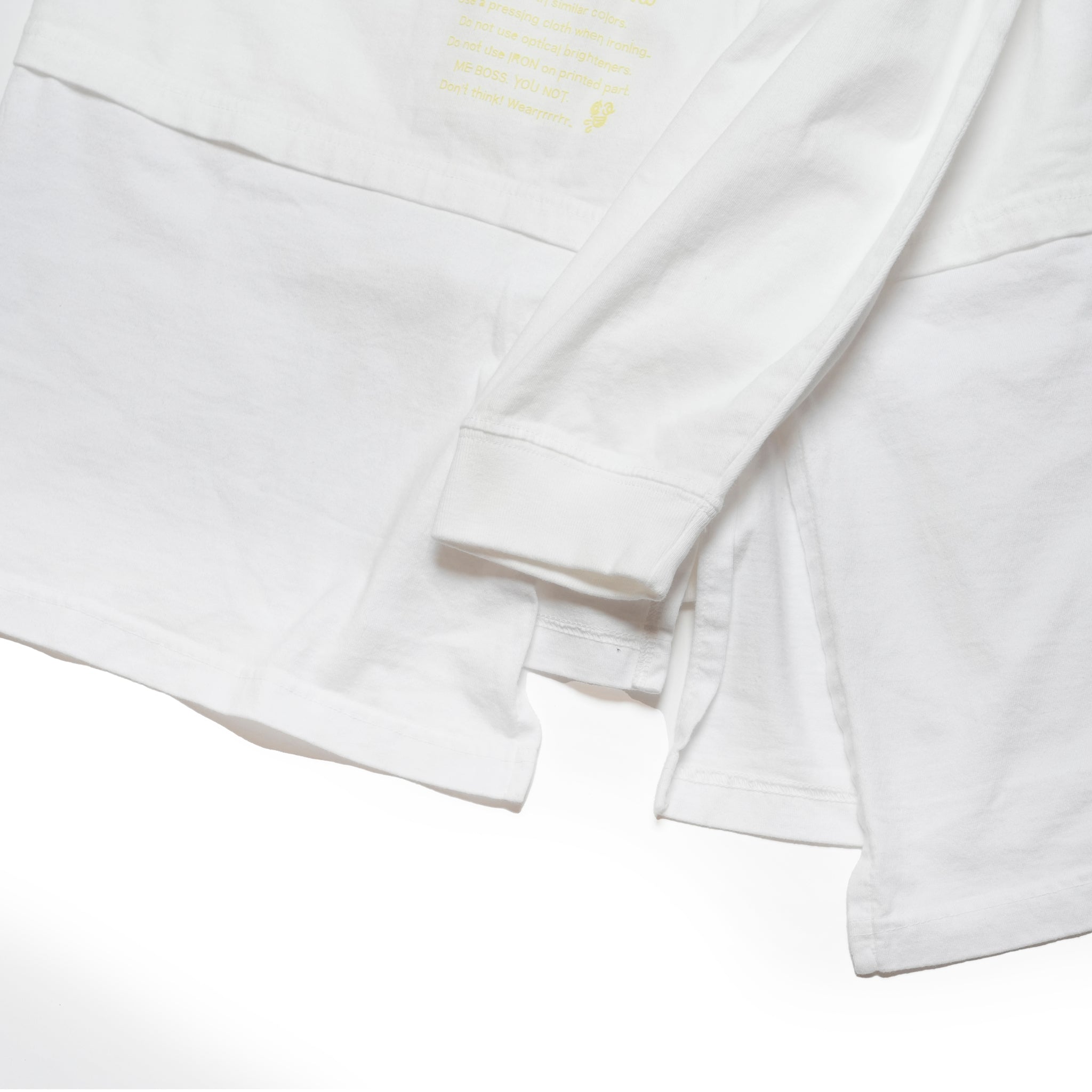 VOO-1213_White | D.I.Y LONG LONG TEE | Color:White【VOO_ヴォー】【archive】