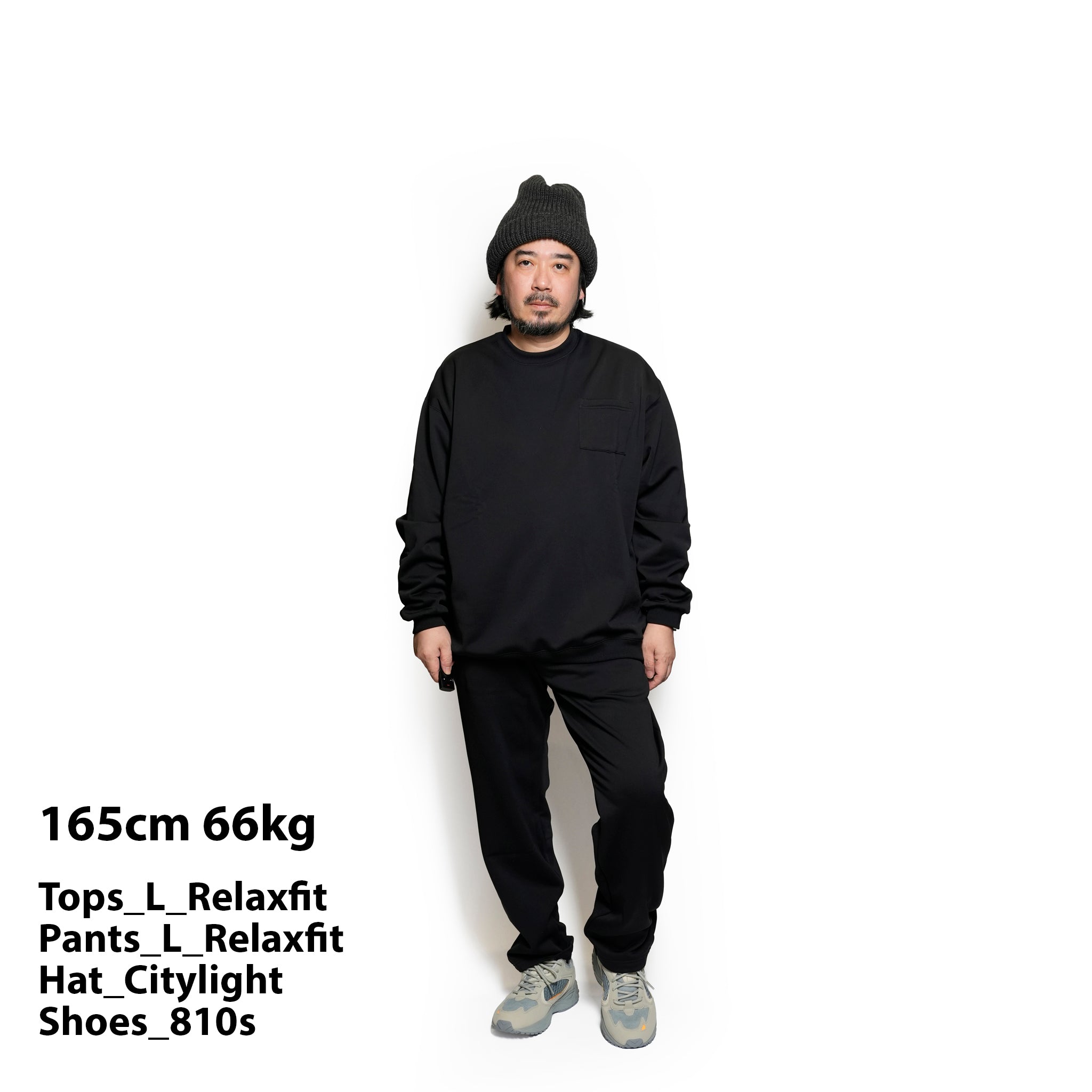 №144 Gildan cordura Pocket crew sw – Black | RELAX FIT SPORTS