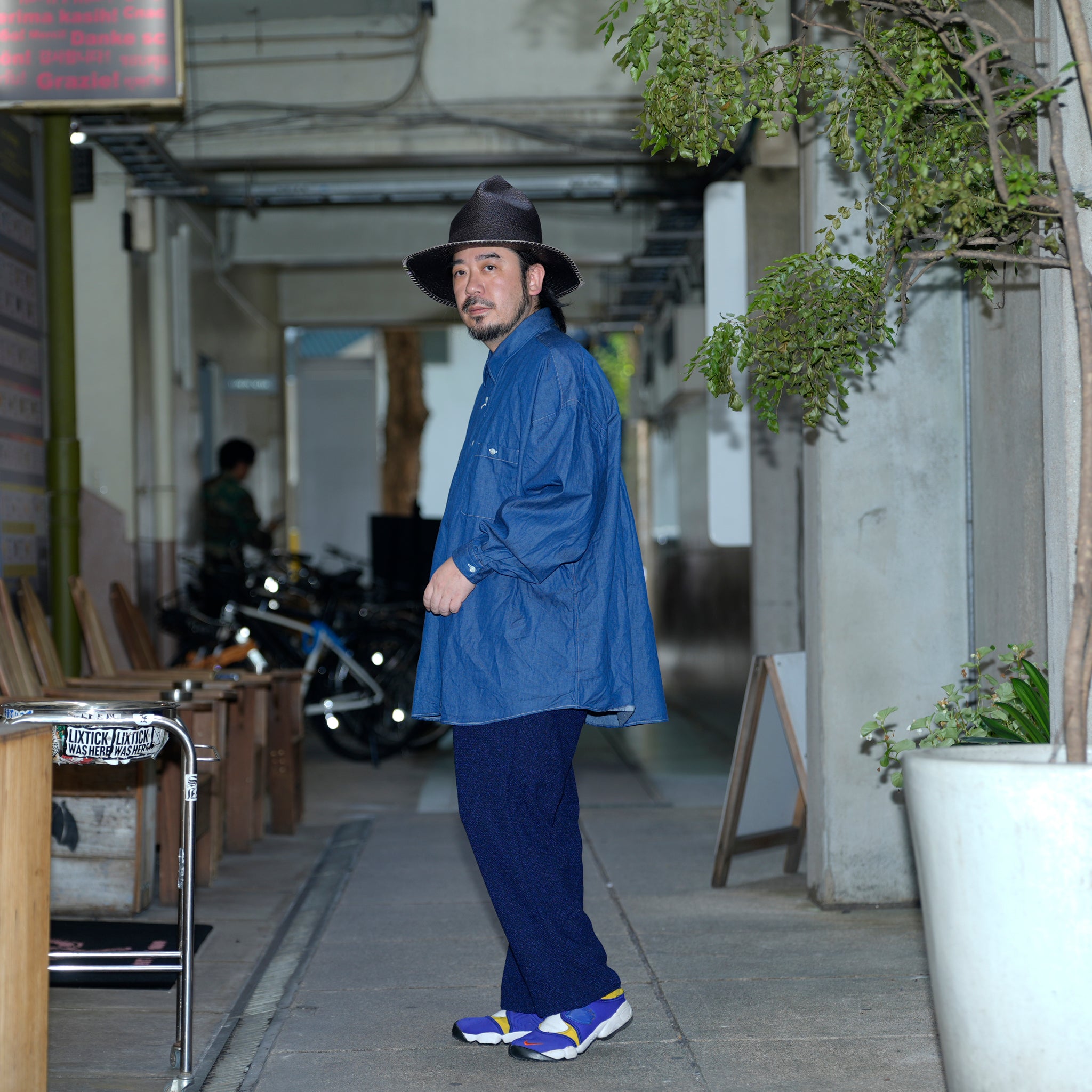 NEP EZ SLACKS | Color_Navy | No_voo-1234_navy【VOO_ヴォー】