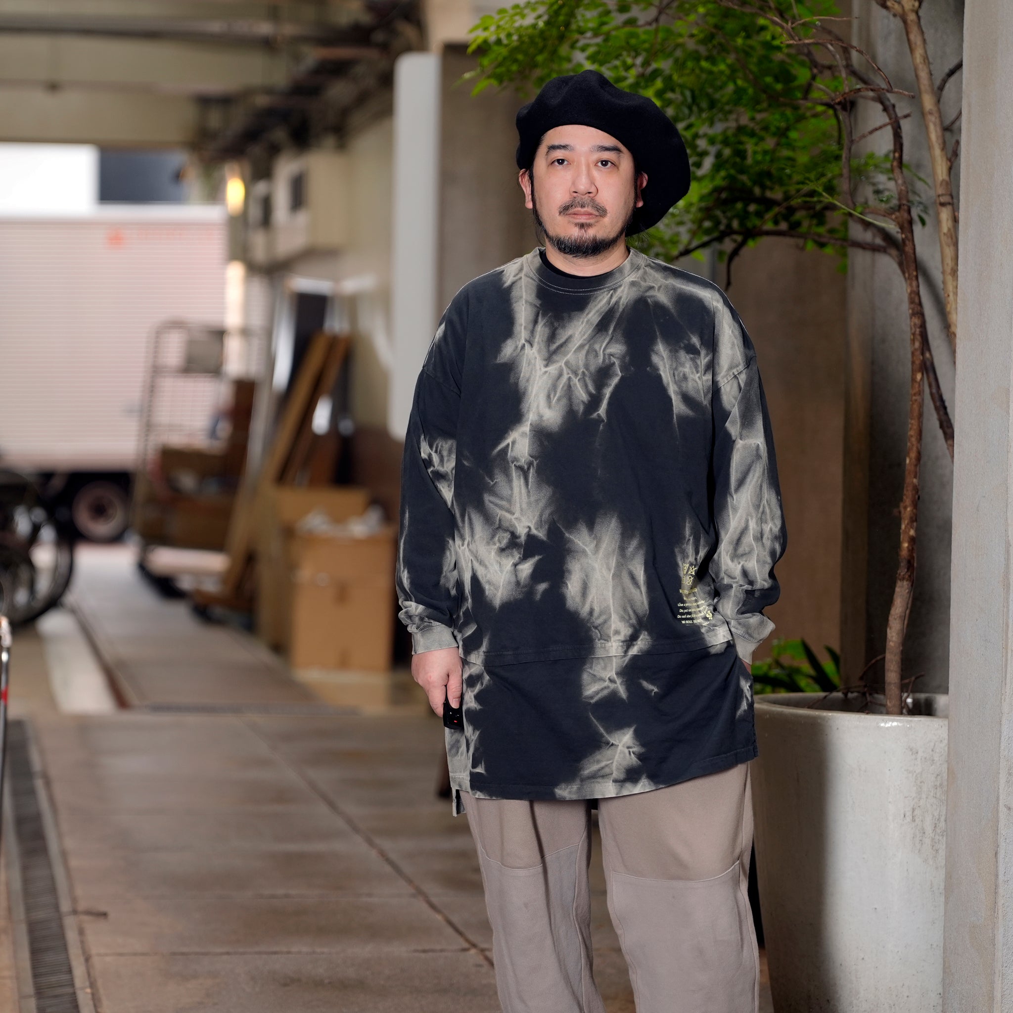 VOO-1214_Aurora Black | D.I.Y LL TEE AURORA | Color:Aurora Black【VOO_ヴォー】