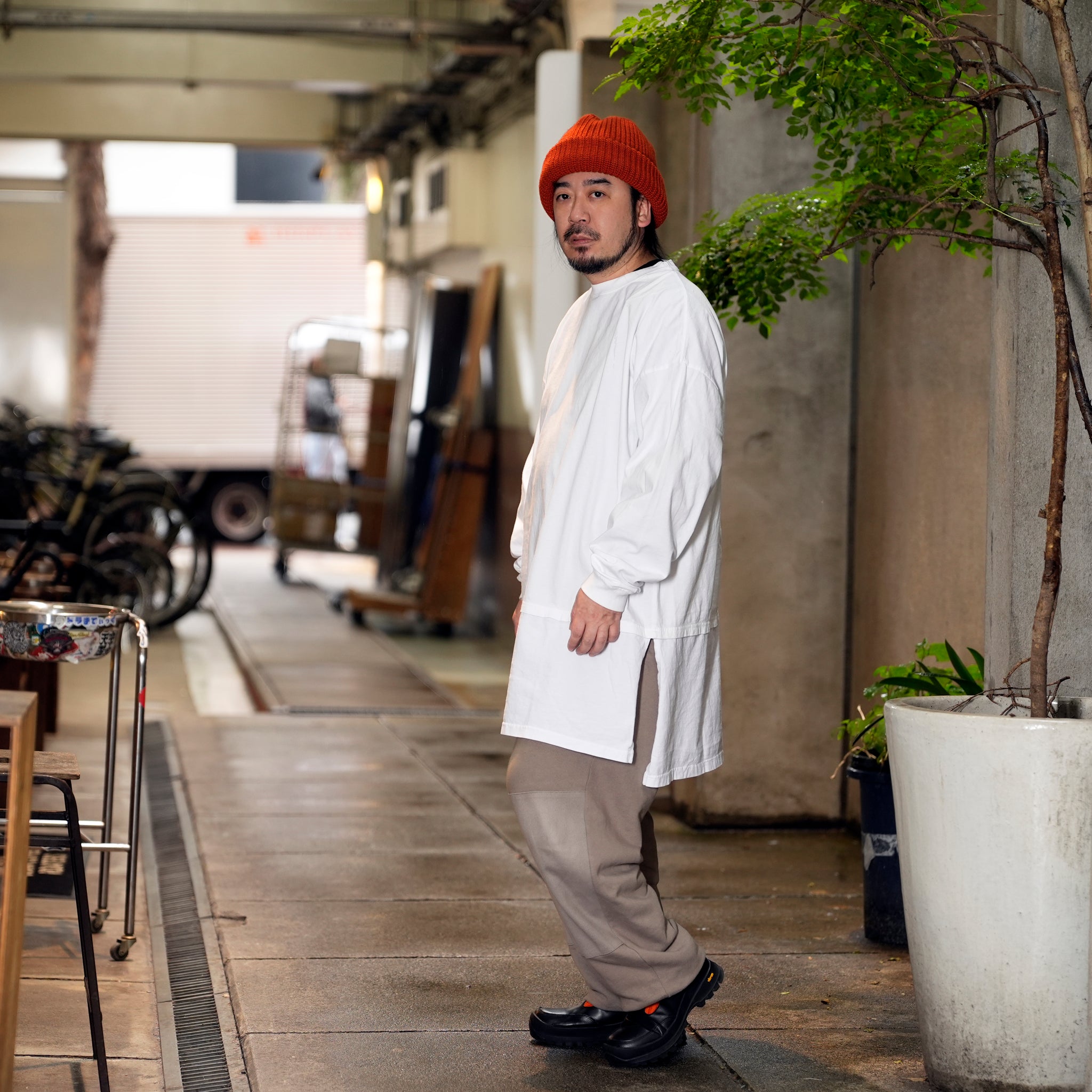 VOO-1213_White | D.I.Y LONG LONG TEE | Color:White【VOO_ヴォー】【archive】