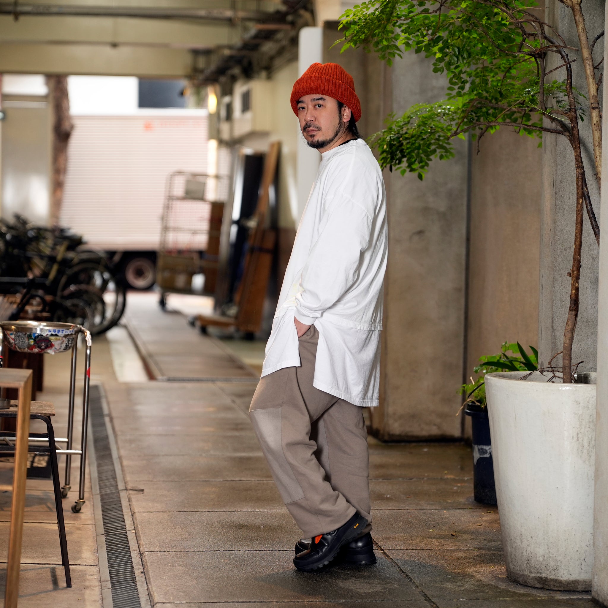 VOO-1213_White | D.I.Y LONG LONG TEE | Color:White【VOO_ヴォー】【archive】