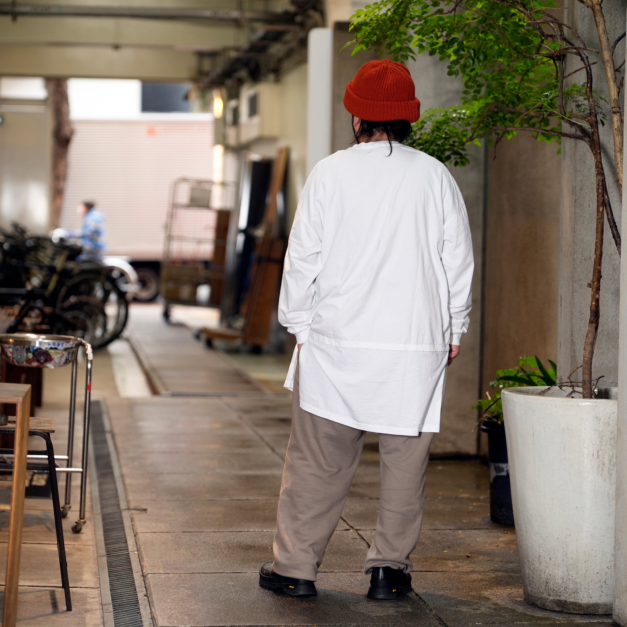 VOO-1213_White | D.I.Y LONG LONG TEE | Color:White【VOO_ヴォー】【archive】