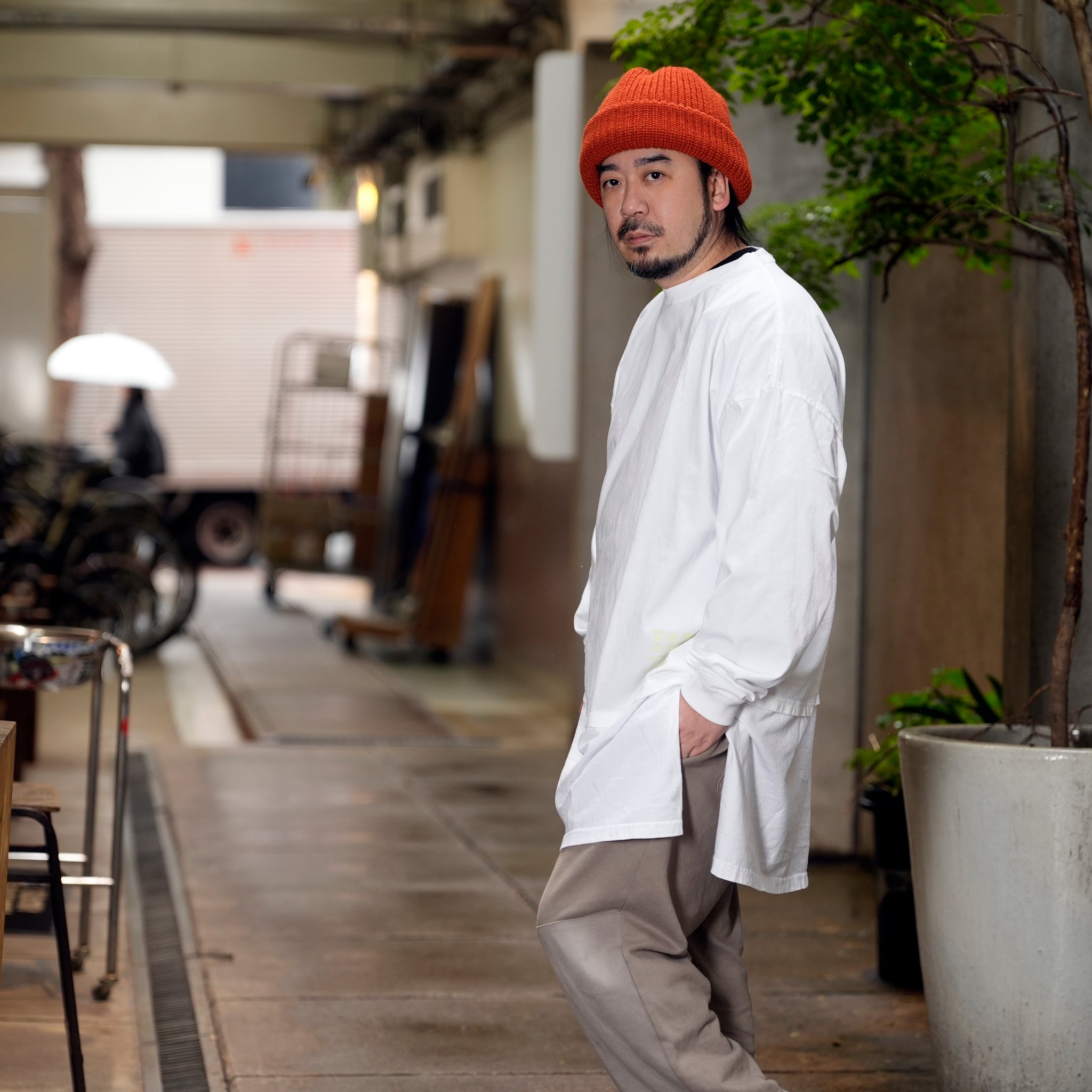 VOO-1213_White | D.I.Y LONG LONG TEE | Color:White【VOO_ヴォー】【archive】