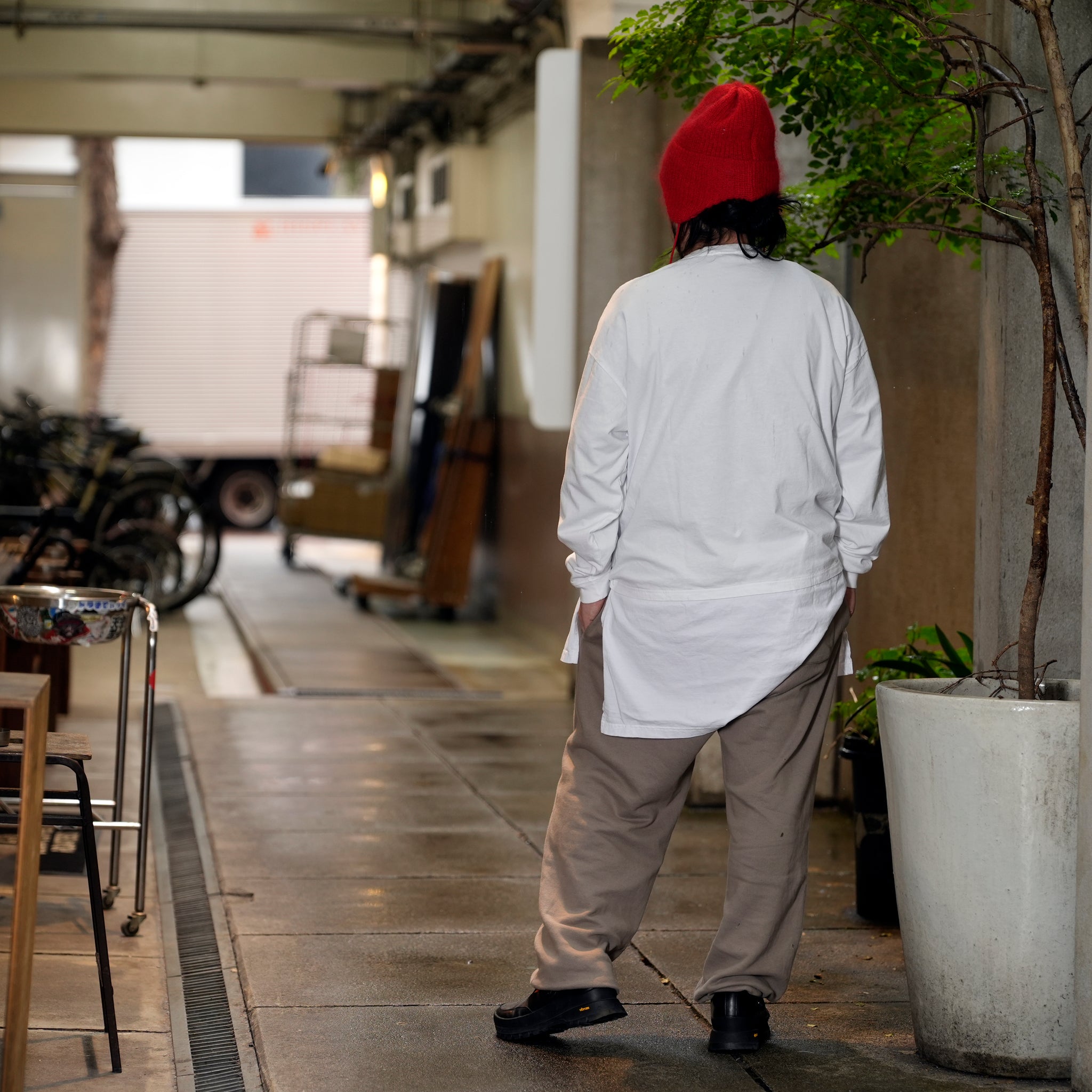 VOO-1213_White | D.I.Y LONG LONG TEE | Color:White【VOO_ヴォー】【archive】