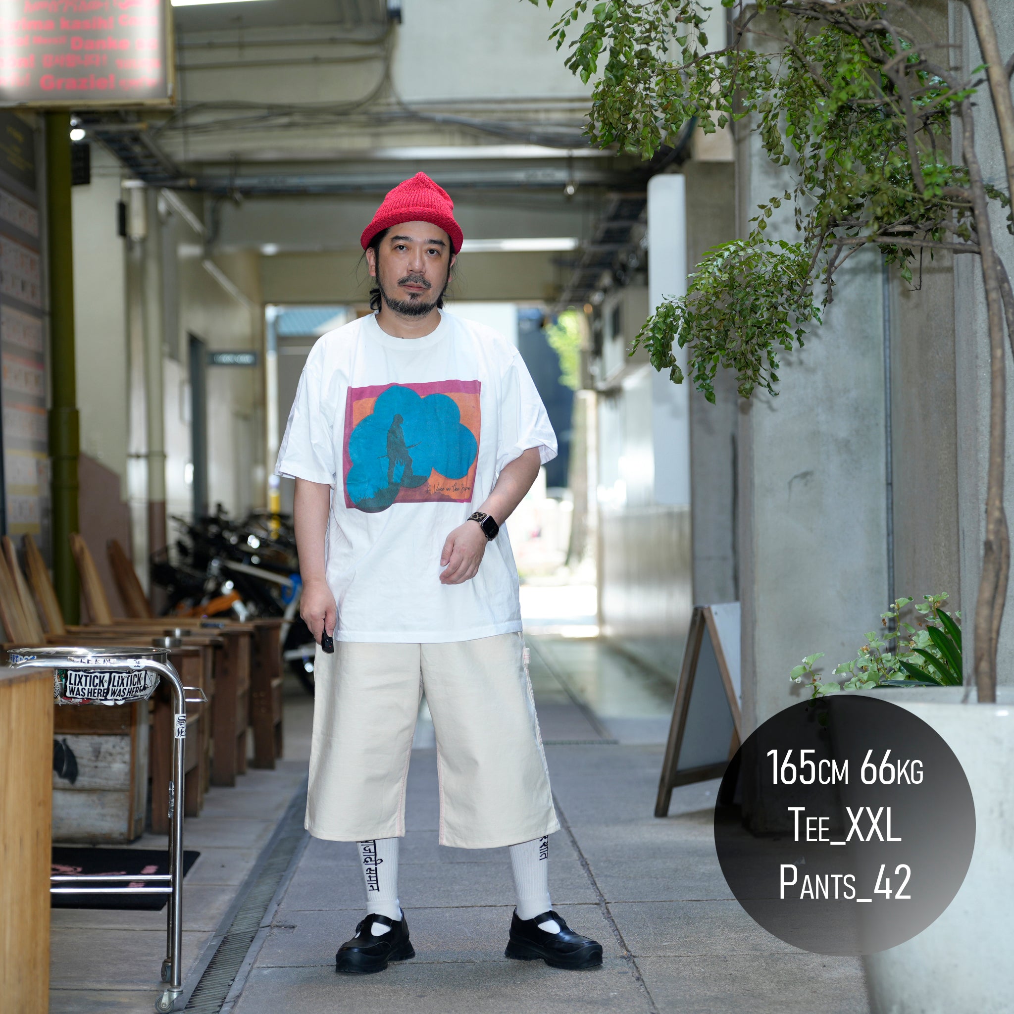 Painter pants -Quarter Length | Color_4 stich colors | No_CBC-ImSt-18【IMPRESTORE_インプレストア】