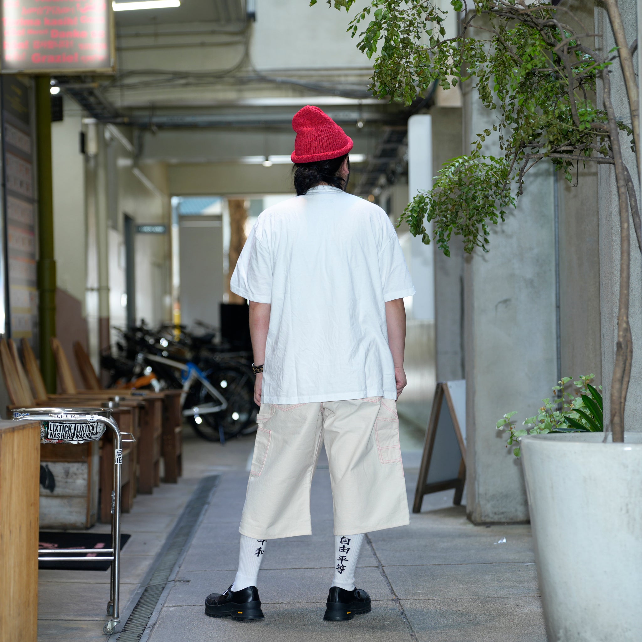 Painter pants -Quarter Length | Color_4 stich colors | No_CBC-ImSt-18【IMPRESTORE_インプレストア】