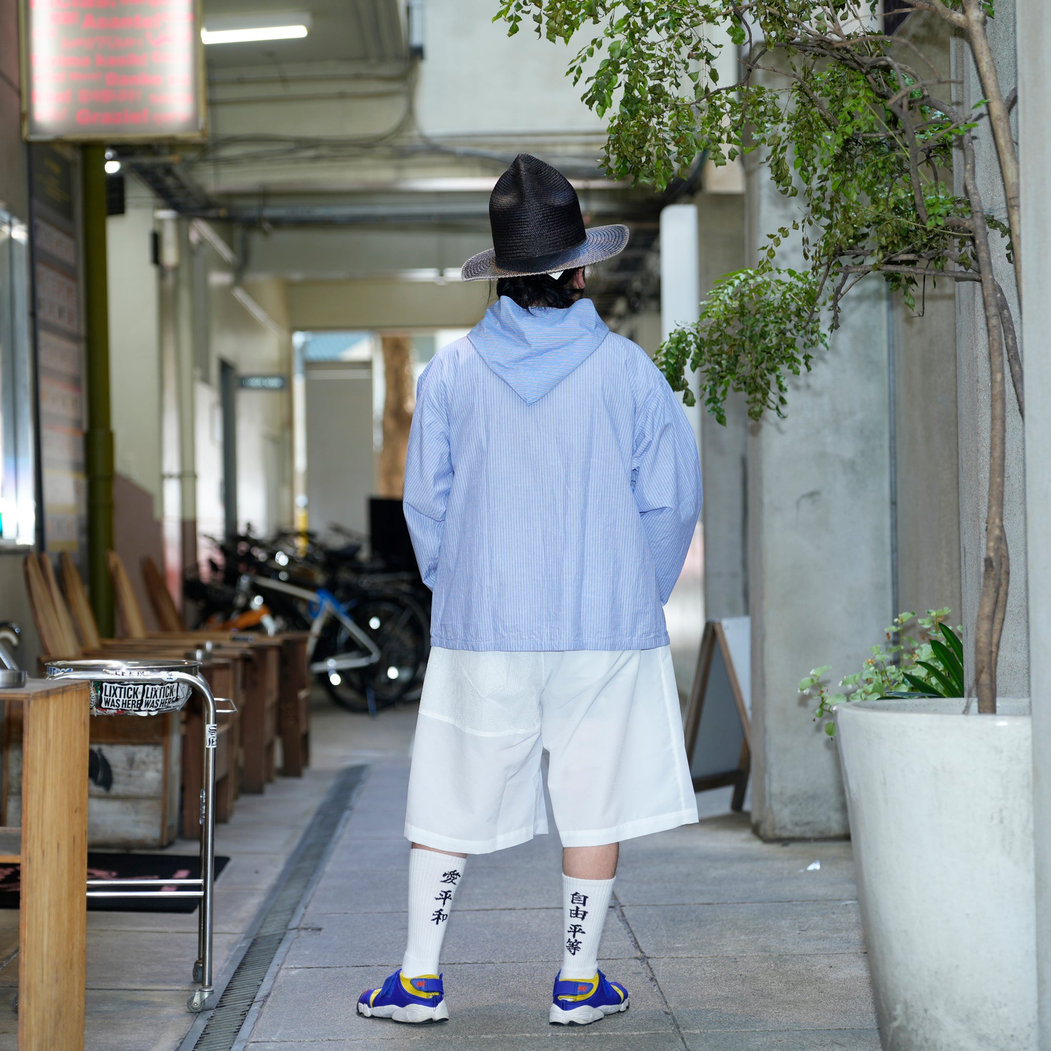 SHIRT PARKA- CRAZY STRIPE(BLUE) | Color_Blue | No_SHPK-01【CATTA_カッタ】