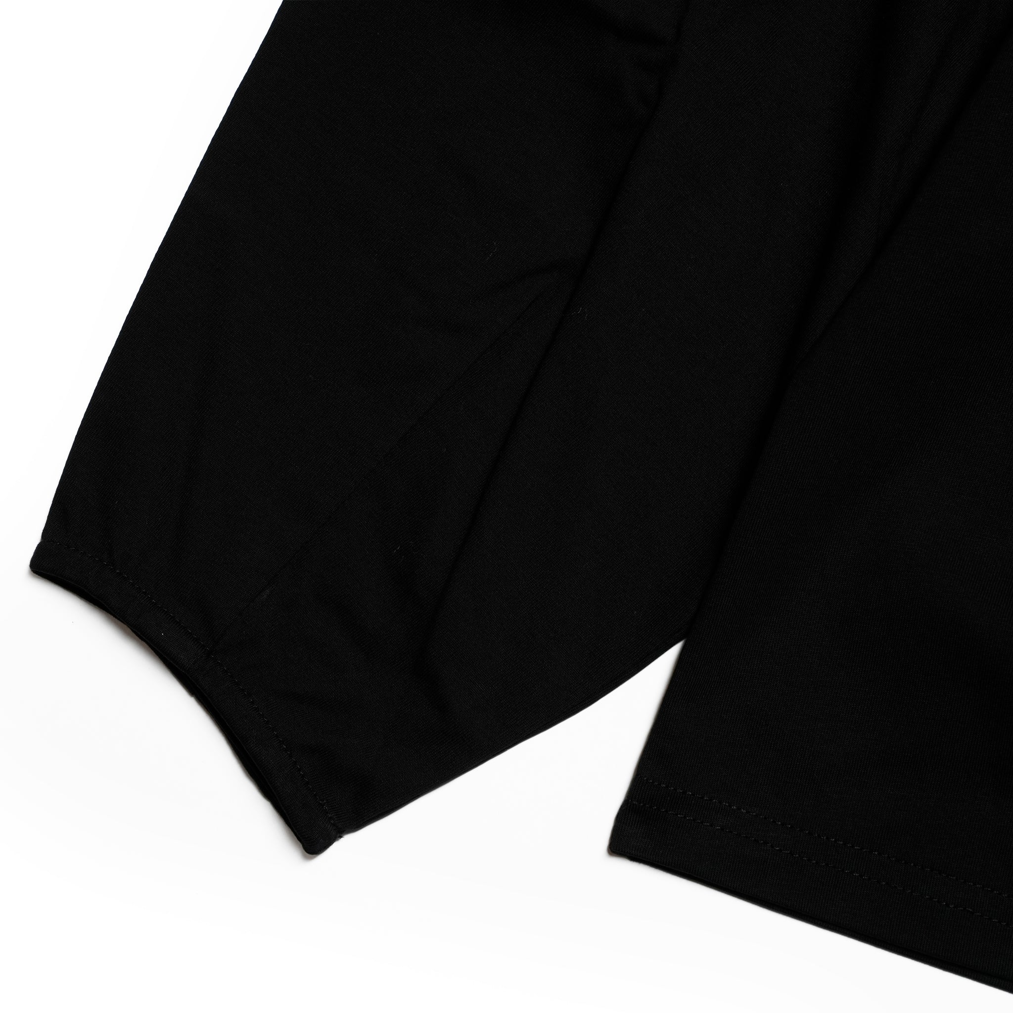 curve sleeve tee – Black | WHYTO【ネコポス選択可能】