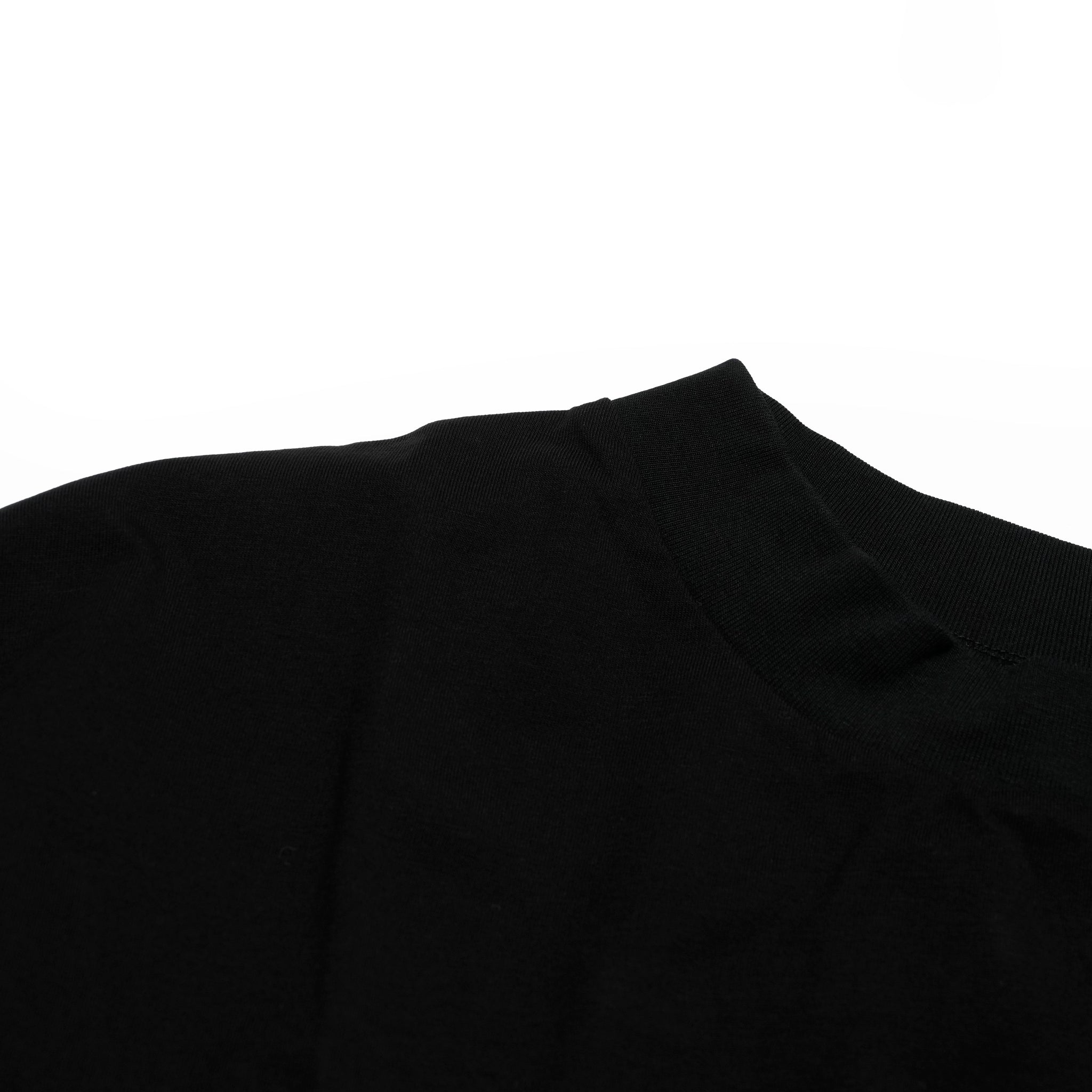 curve sleeve tee – Black | WHYTO【ネコポス選択可能】