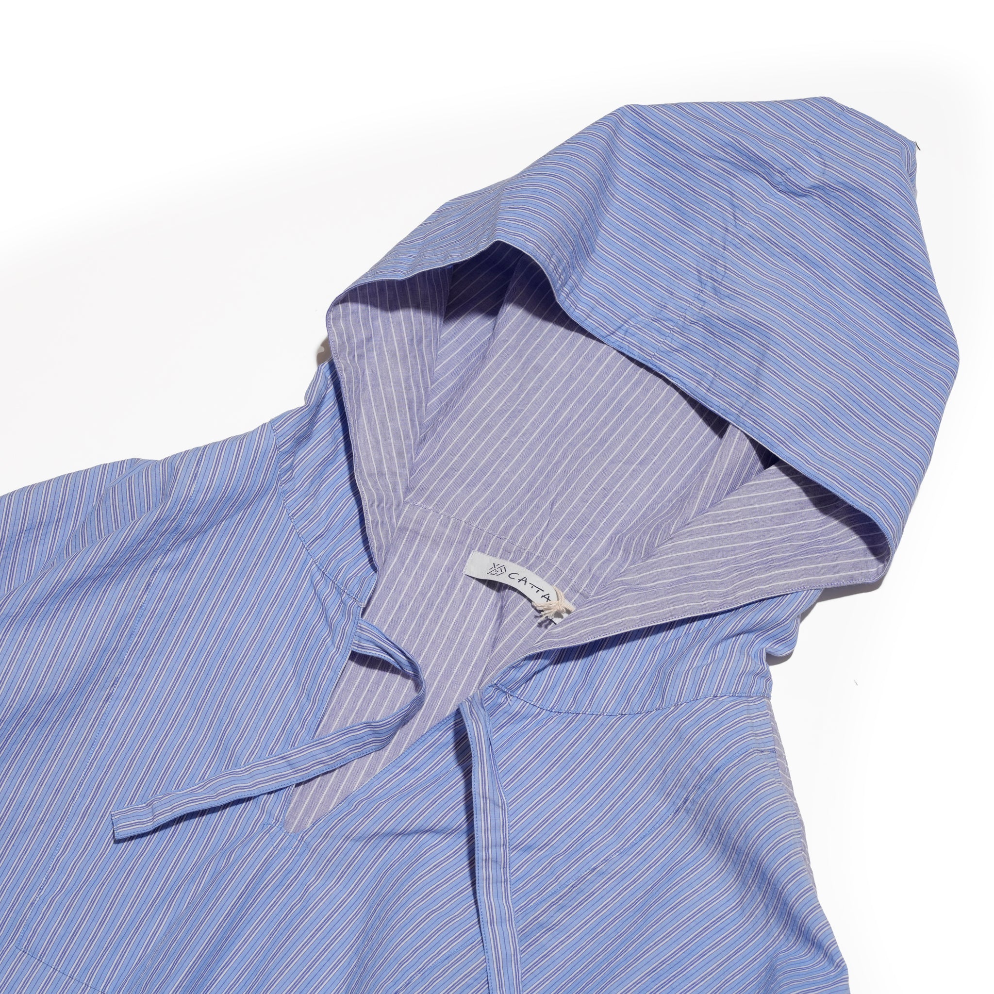 SHIRT PARKA- CRAZY STRIPE(BLUE) | Color_Blue | No_SHPK-01【CATTA_カッタ】