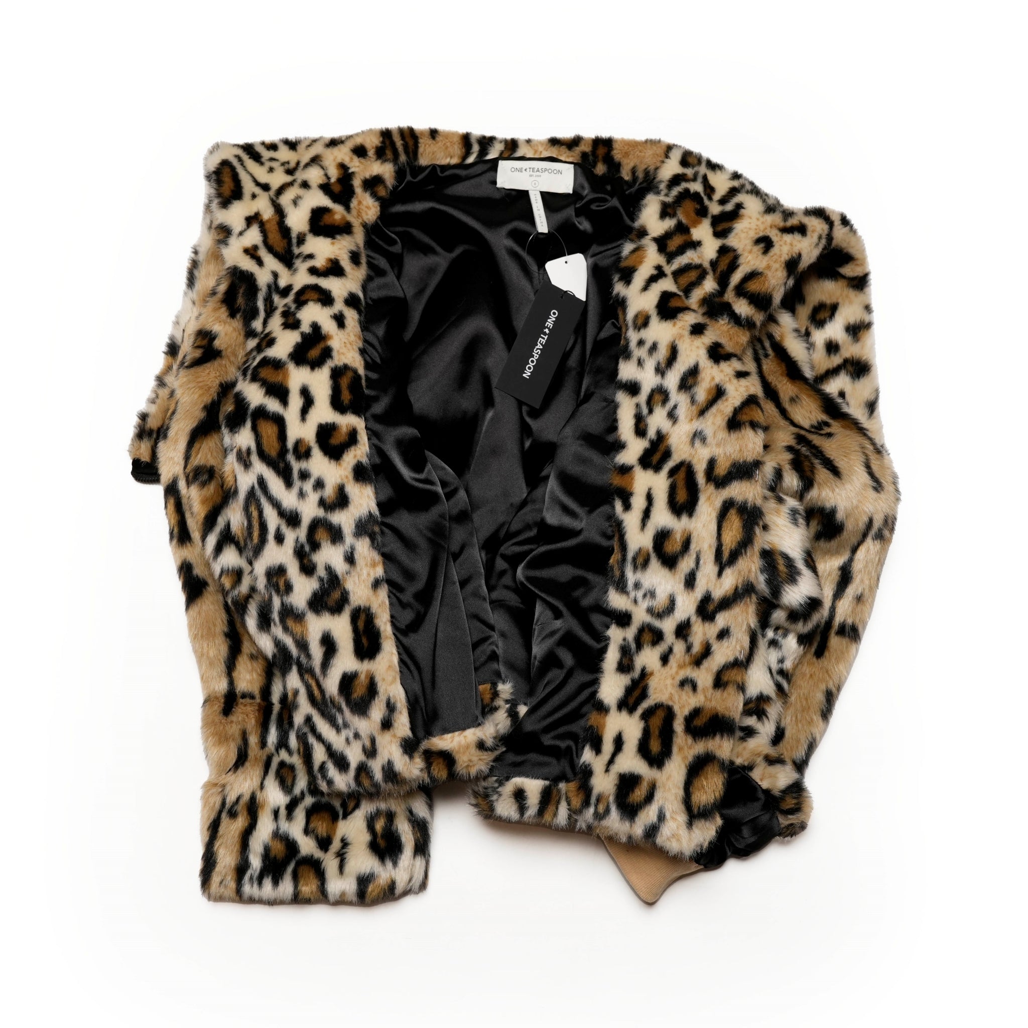 FAUX LEOPARD SPLIT HOOD JACKET – ANIMAL | ONE TEASPOON