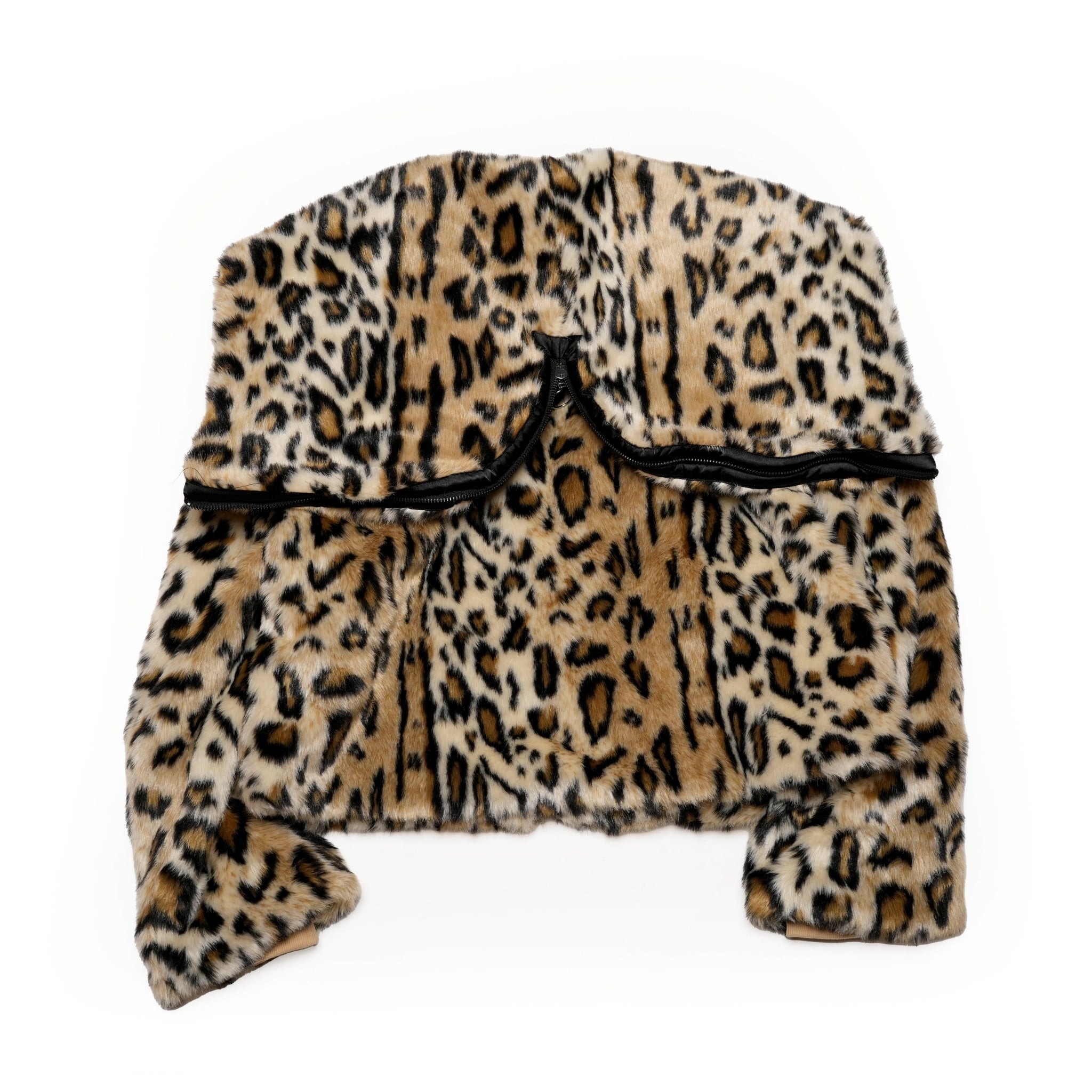 FAUX LEOPARD SPLIT HOOD JACKET – ANIMAL | ONE TEASPOON