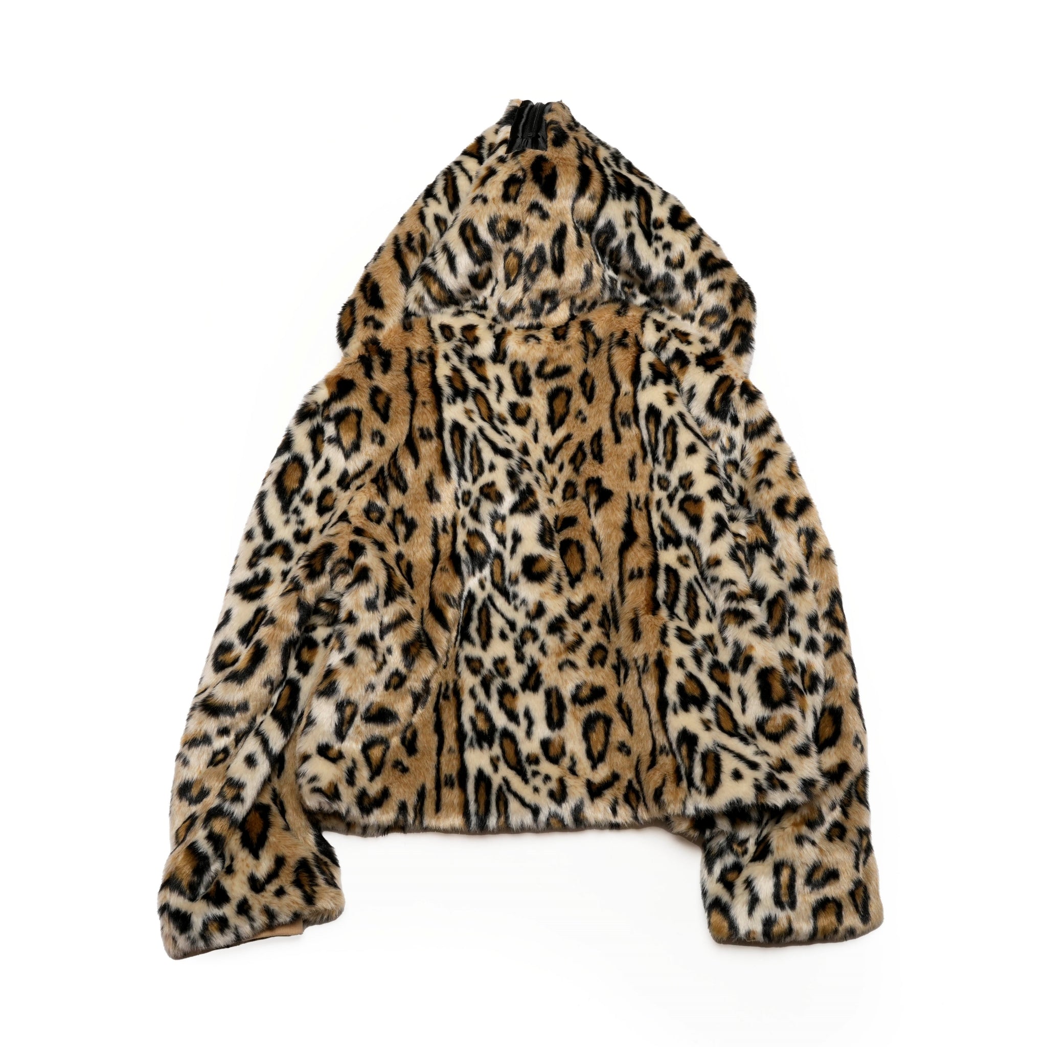 FAUX LEOPARD SPLIT HOOD JACKET – ANIMAL | ONE TEASPOON