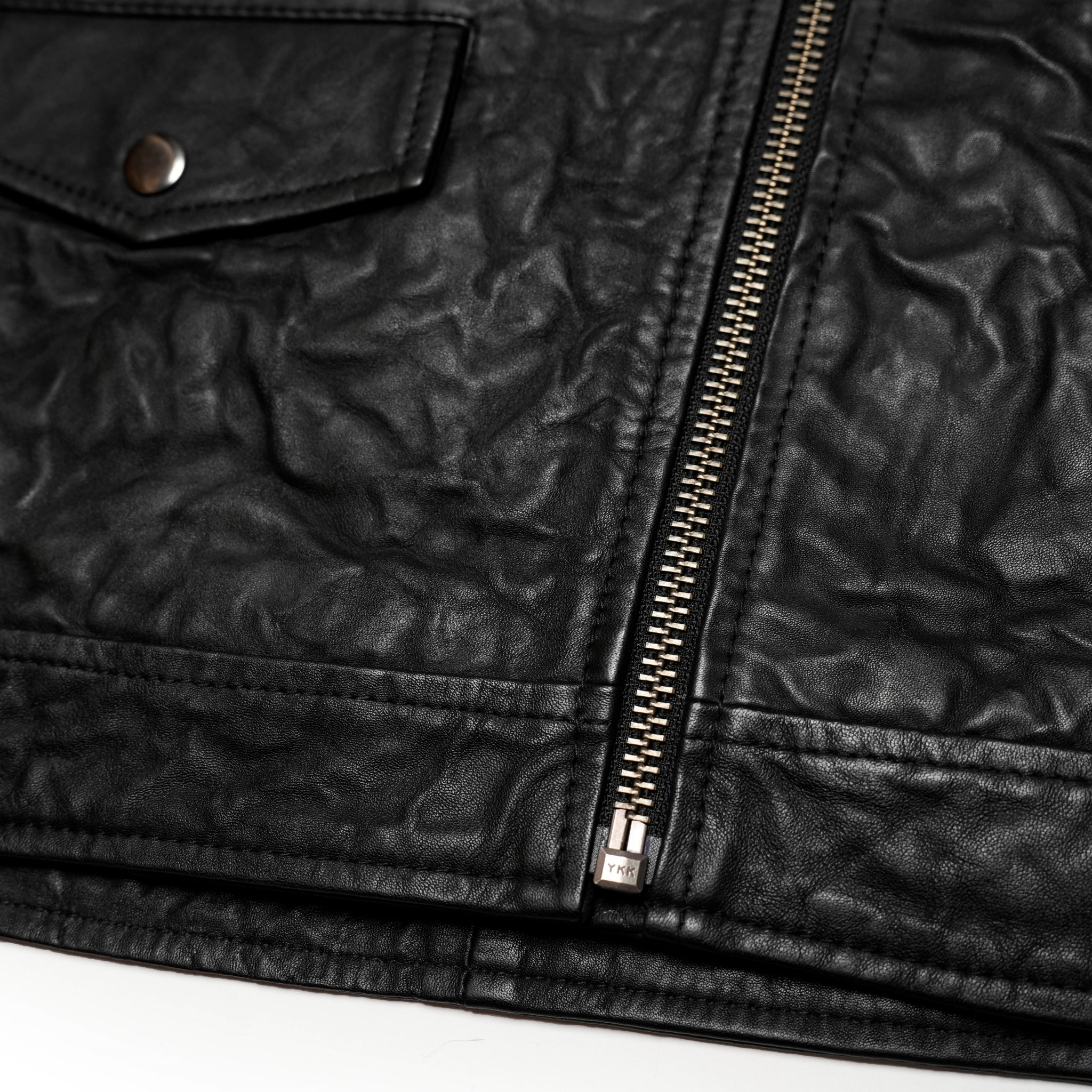 26627_BLACK | BOYFRIEND LEATHER BIKER JACKET | Color:Black【ONE TEASPOON_ワンティースプーン】