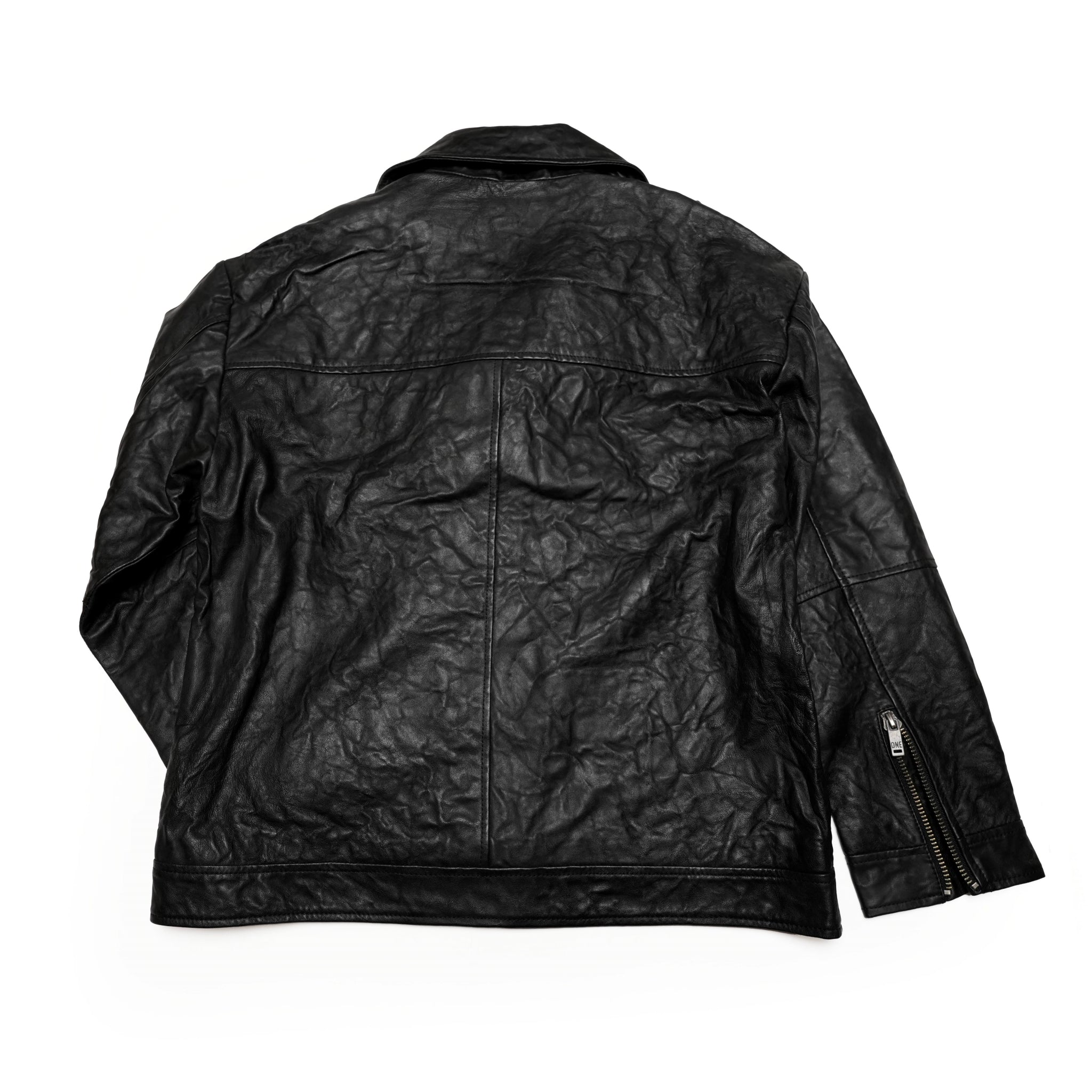 26627_BLACK | BOYFRIEND LEATHER BIKER JACKET | Color:Black【ONE TEASPOON_ワンティースプーン】