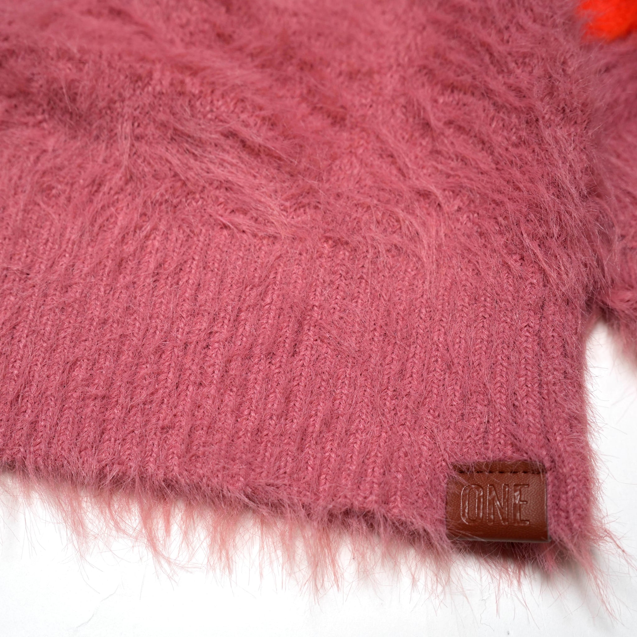 FLUFFY COLOUR BLOCK SWEATER – SUNSET | ONE TEASPOON