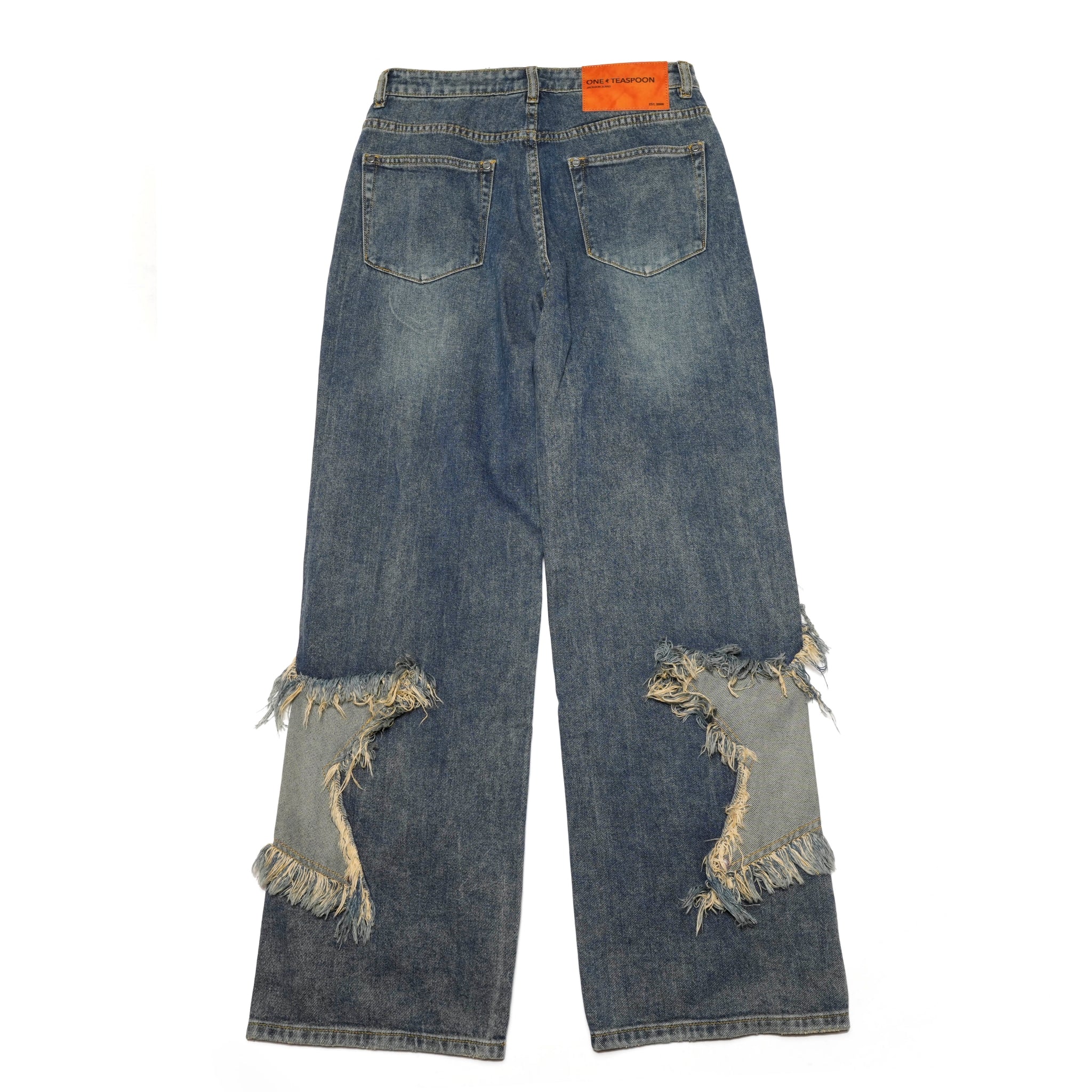 26510_MEMPHIS STAR | MEMPHIS STAR JACKSONS MID WAIST WIDE LEG JEANS | Color:MEMPHIS STAR【ONE TEASPOON_ワンティースプーン】【archive】