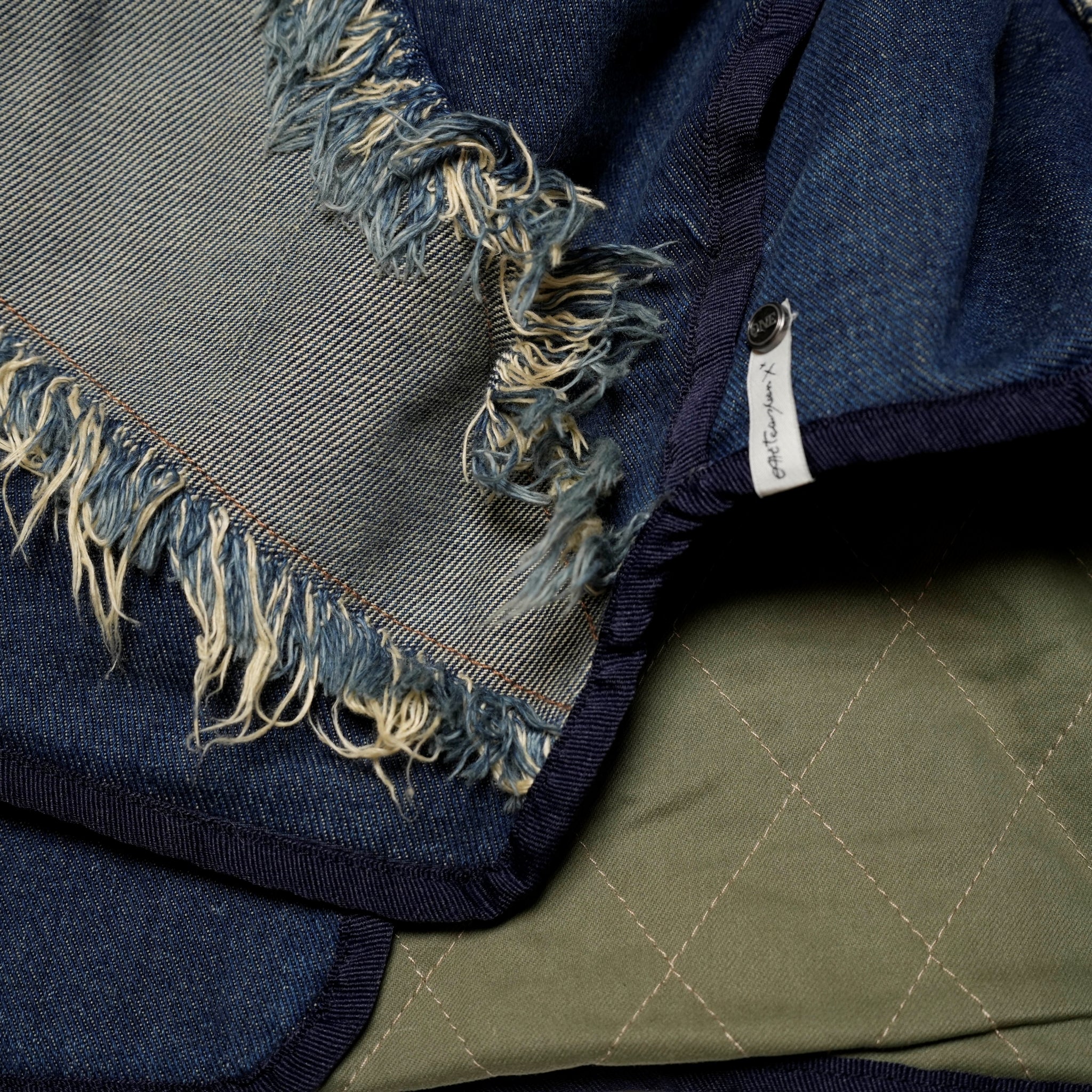 26513_MEMPHIS STAR | MEMPHIS LIGHT STAR DENIM WADDED JACKET | Color:MEMPHIS STAR【ONE TEASPOON_ワンティースプーン】【archive】
