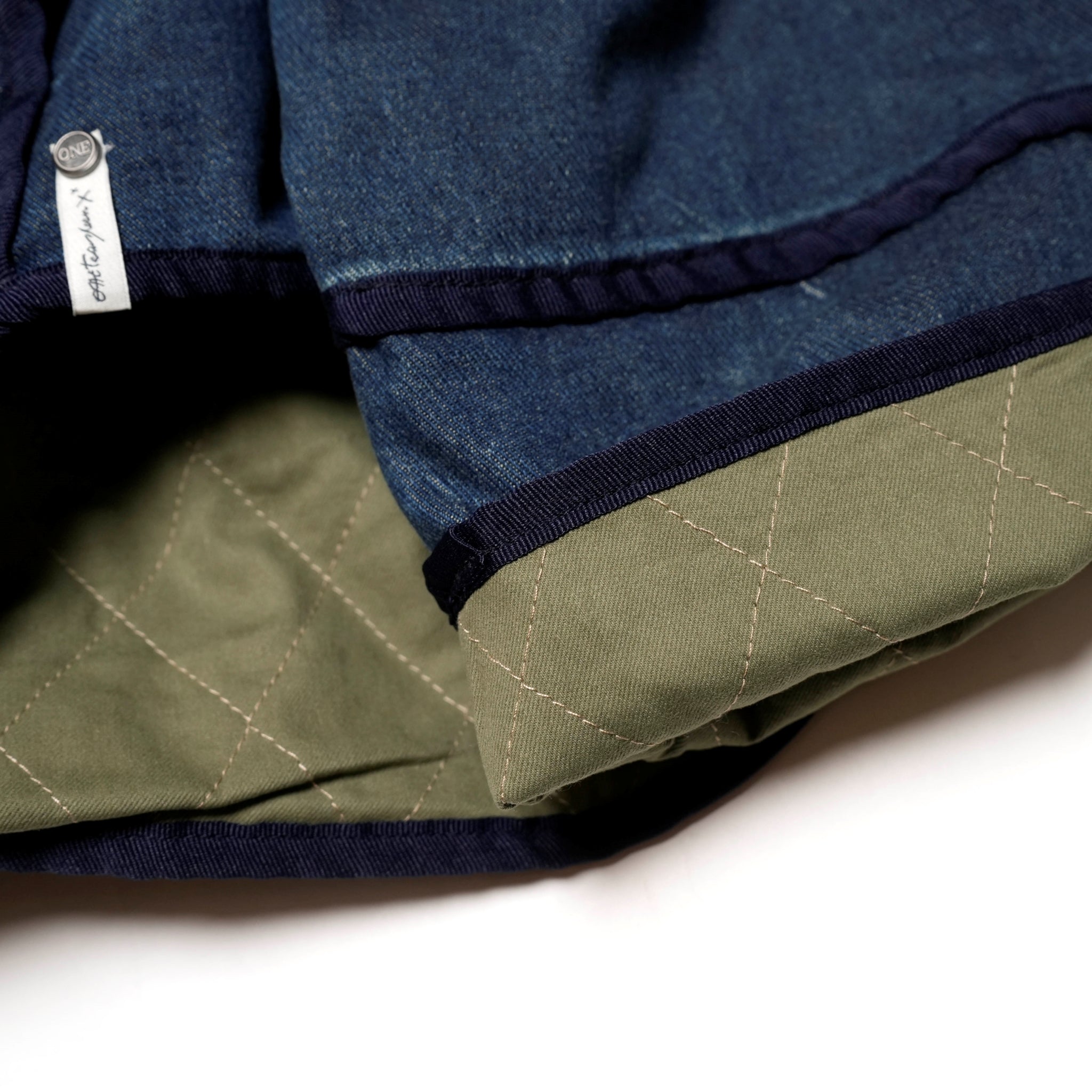 26513_MEMPHIS STAR | MEMPHIS LIGHT STAR DENIM WADDED JACKET | Color:MEMPHIS STAR【ONE TEASPOON_ワンティースプーン】【archive】