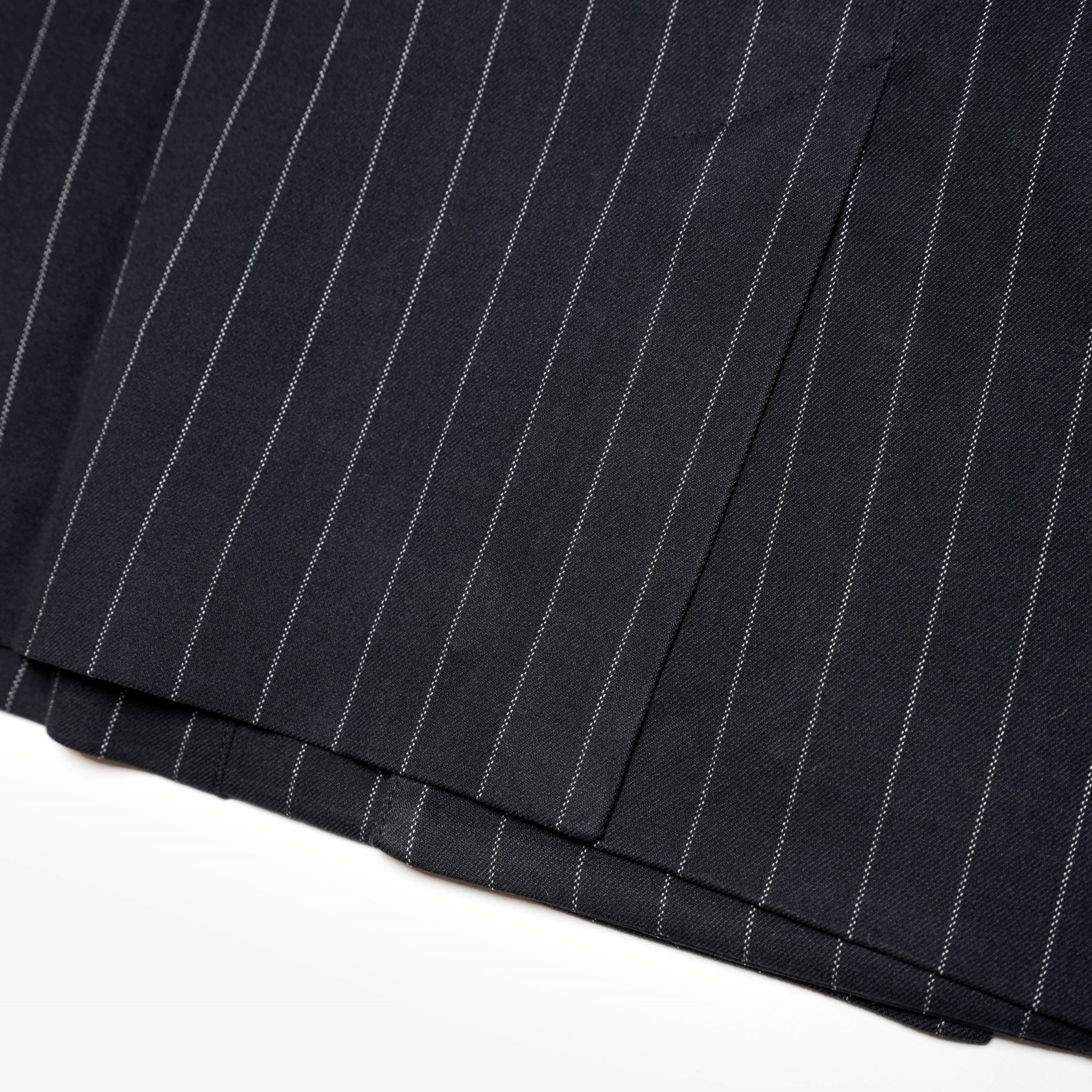 MIL24FJK3229_navy st | COLLARLESS STRIPE JACKET | Color:Navy St【KHA:KI_カーキ】