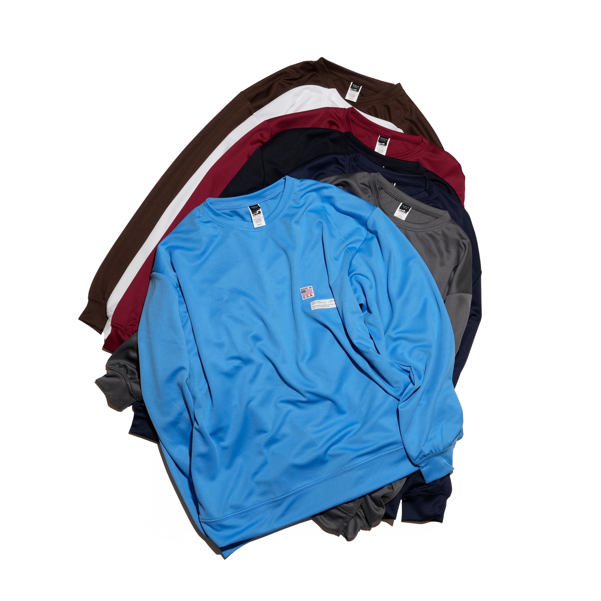 HIGH MOCK DRY SWEATSHIRT | D-SPORT WEAR / HIGH-MOCK DRY | Color:7 Colors | Size:M/L/XL | 【SMOKE T ONE_スモークトーン】【D-SPORT WEAR】【ネコポス選択可能】